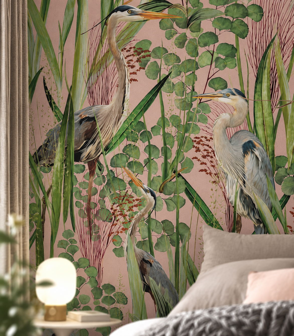 Carta da parati Herons