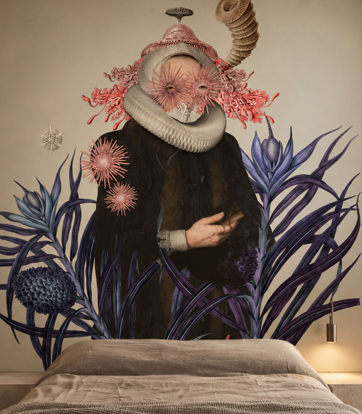 Wallpaper Lady Medusa Beige