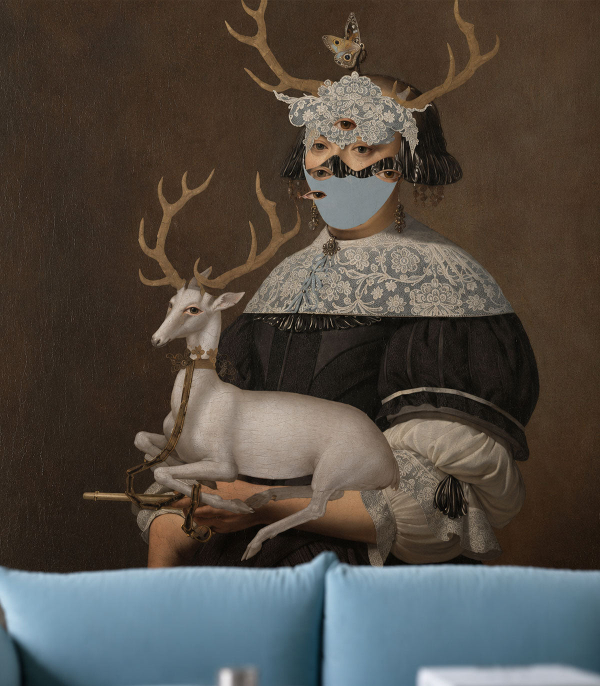 Carta da parati Lady of the Stag