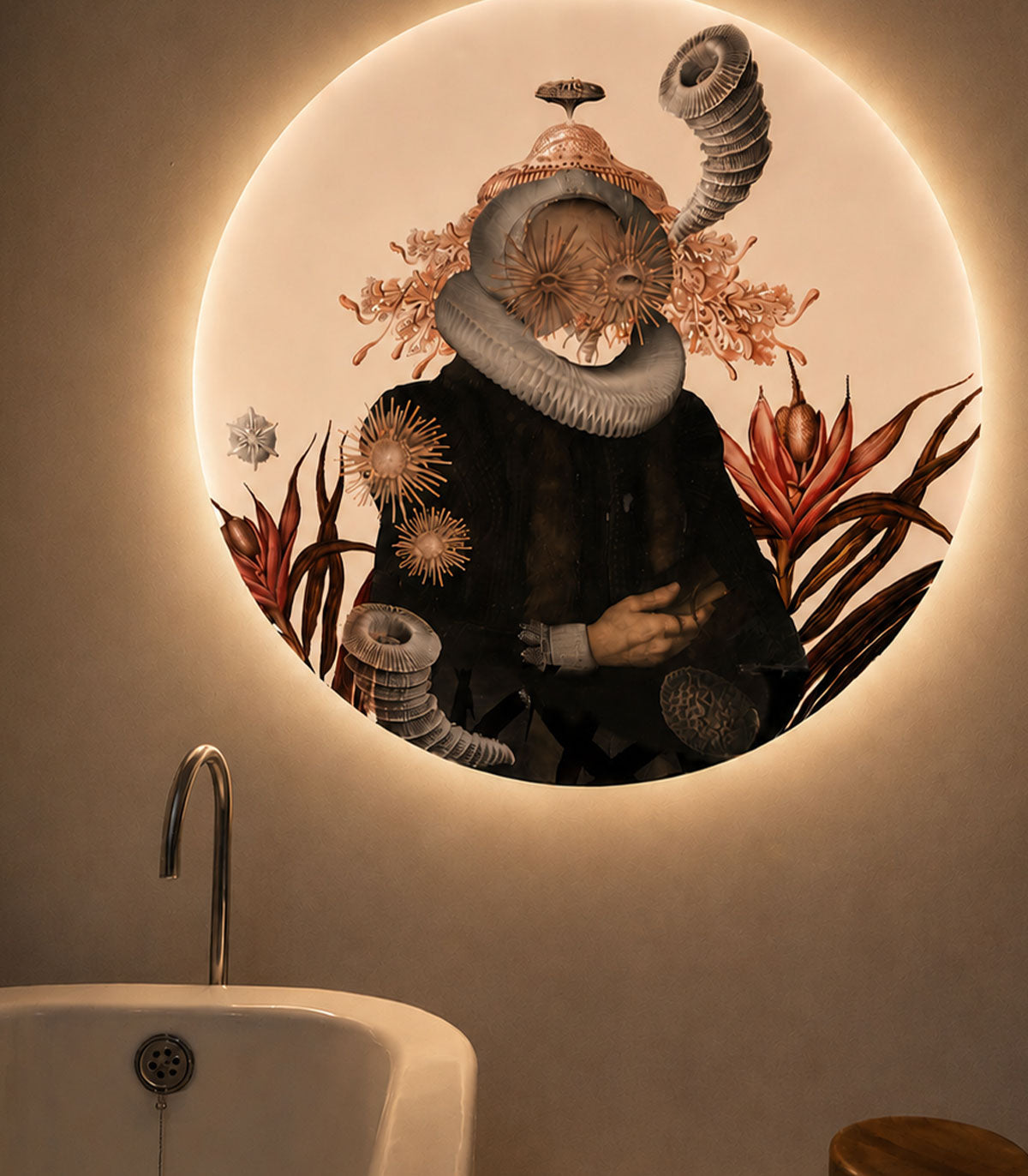Dots Lighting Lady Medusa Rosa