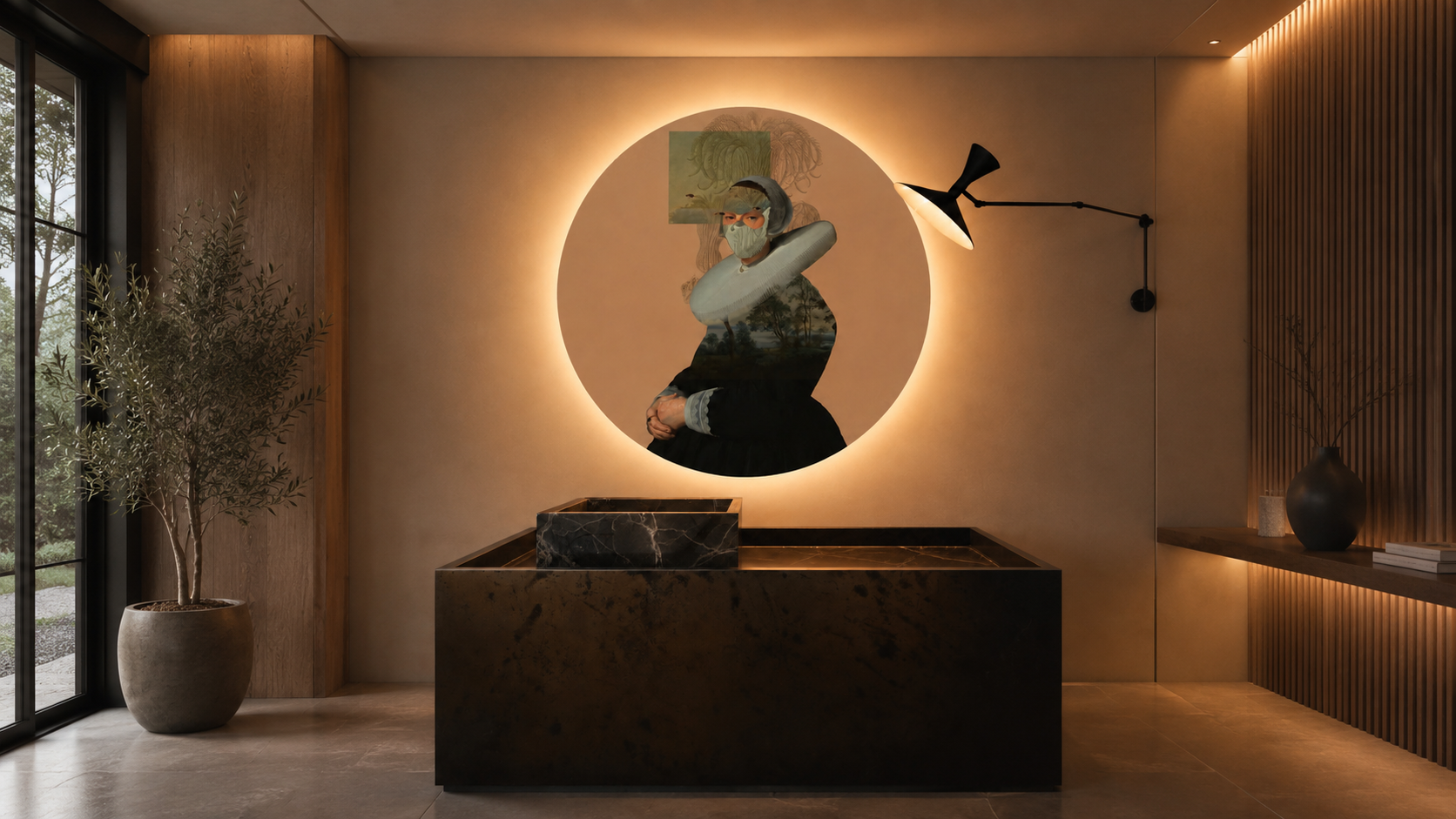 Dots Lighting Landscape Muse Pink