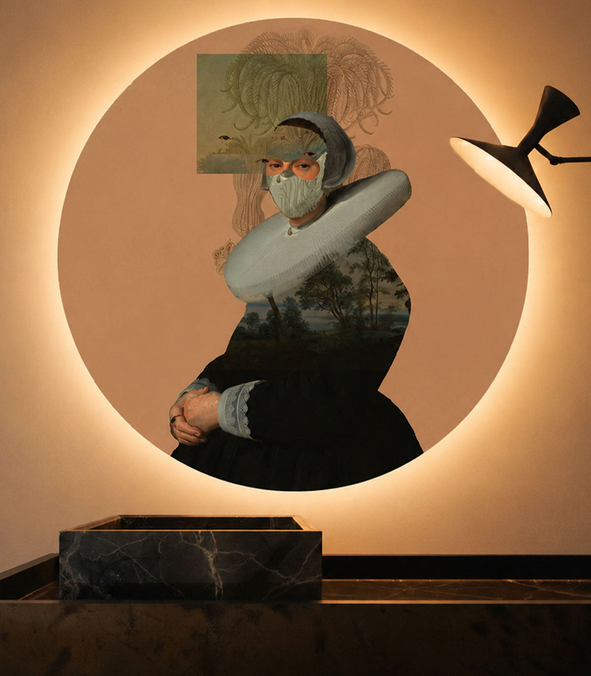 Dots Lighting Landscape Muse Pink