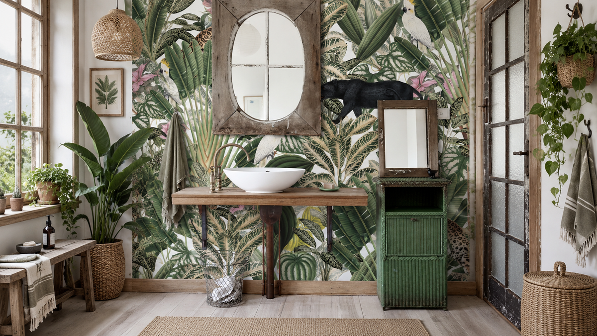 Papel pintado Light Jungle