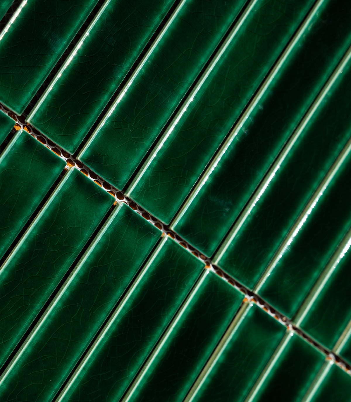 Piano emerald green mosaic