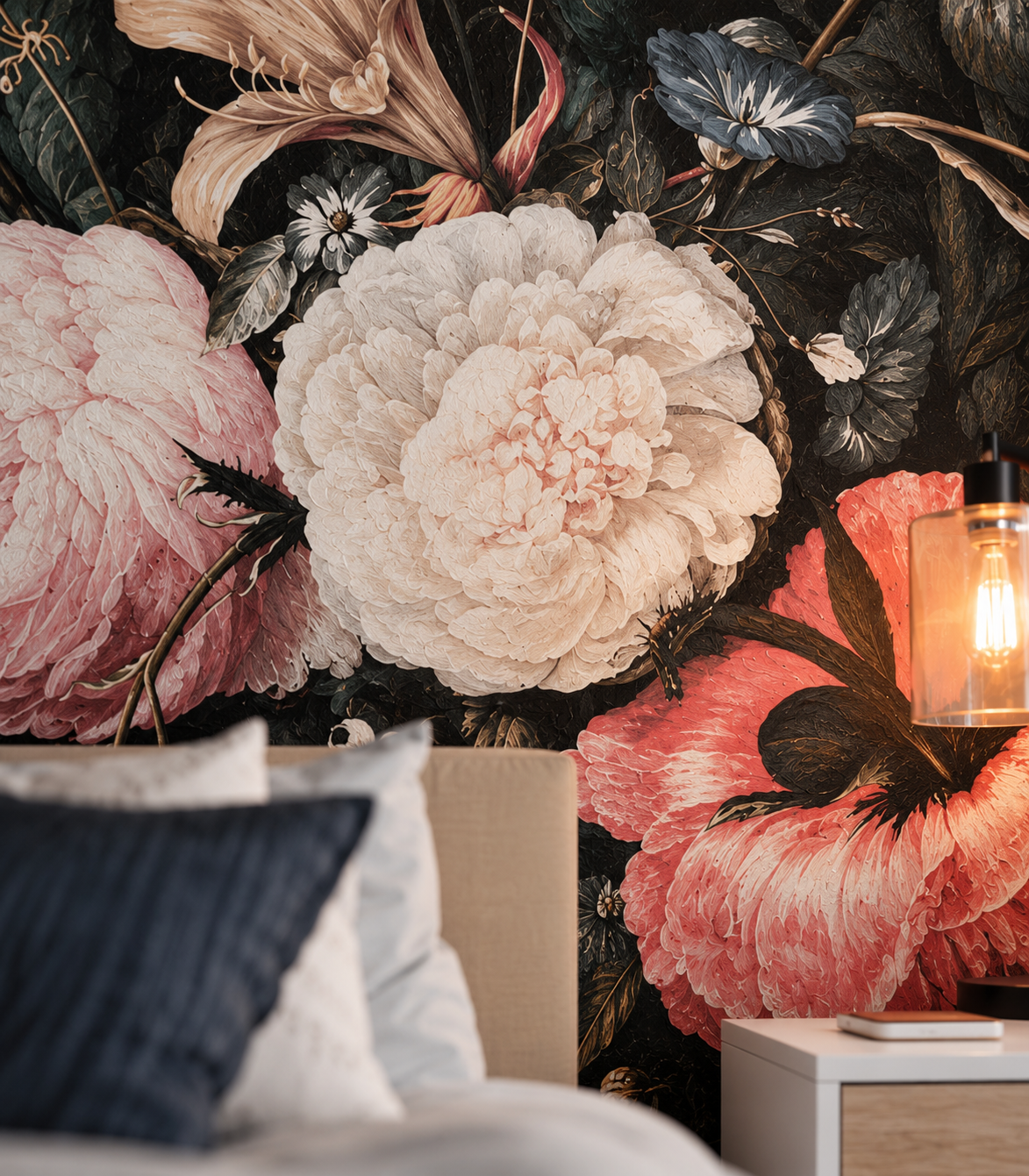 Carta da parati Midnight Flowers