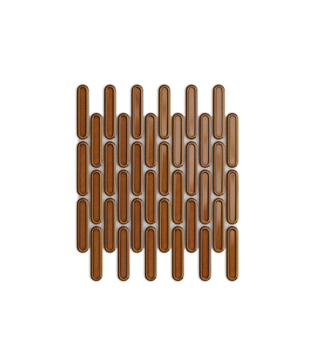 Savoiardi caramel brown mosaic