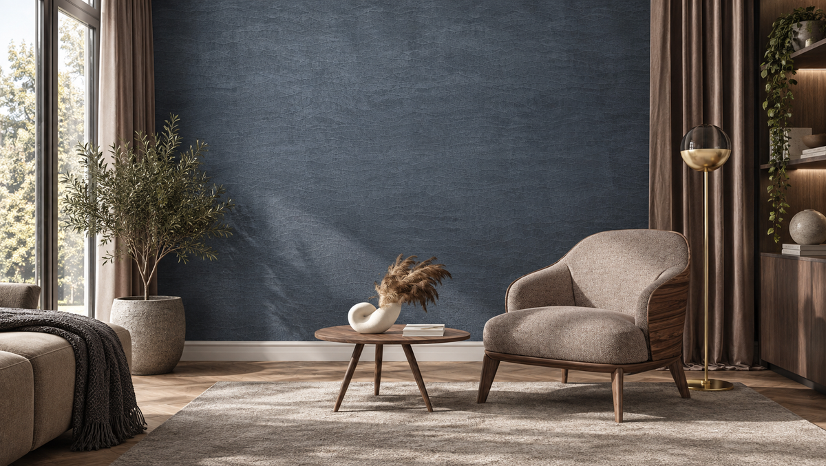 Tapete Organic blue