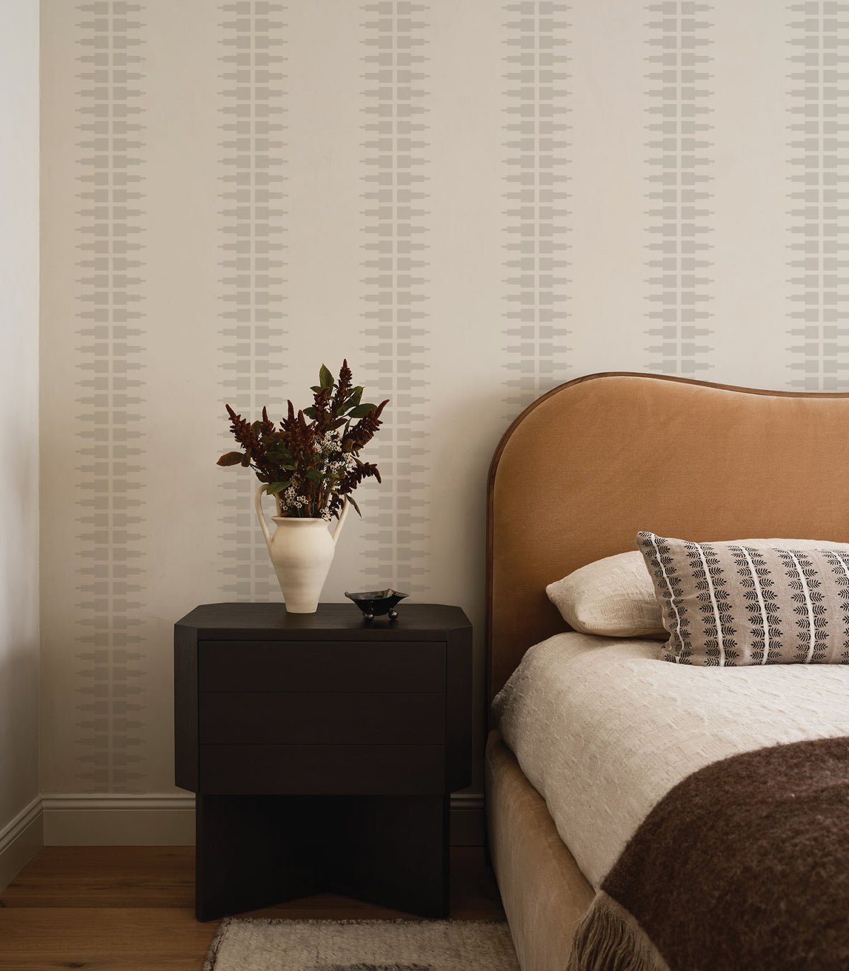 Tapeta Ornament Line Clay - Wallcolors®