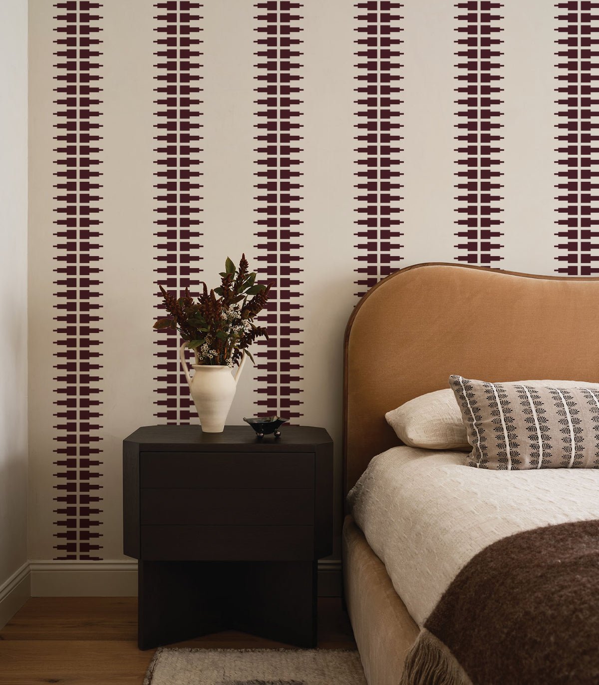 Tapeta Ornament Line Clay - Wallcolors®
