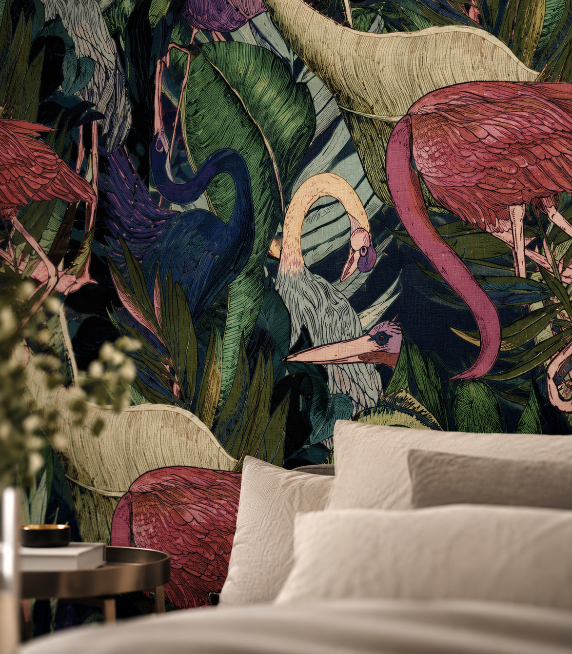 Papier peint Pelicans