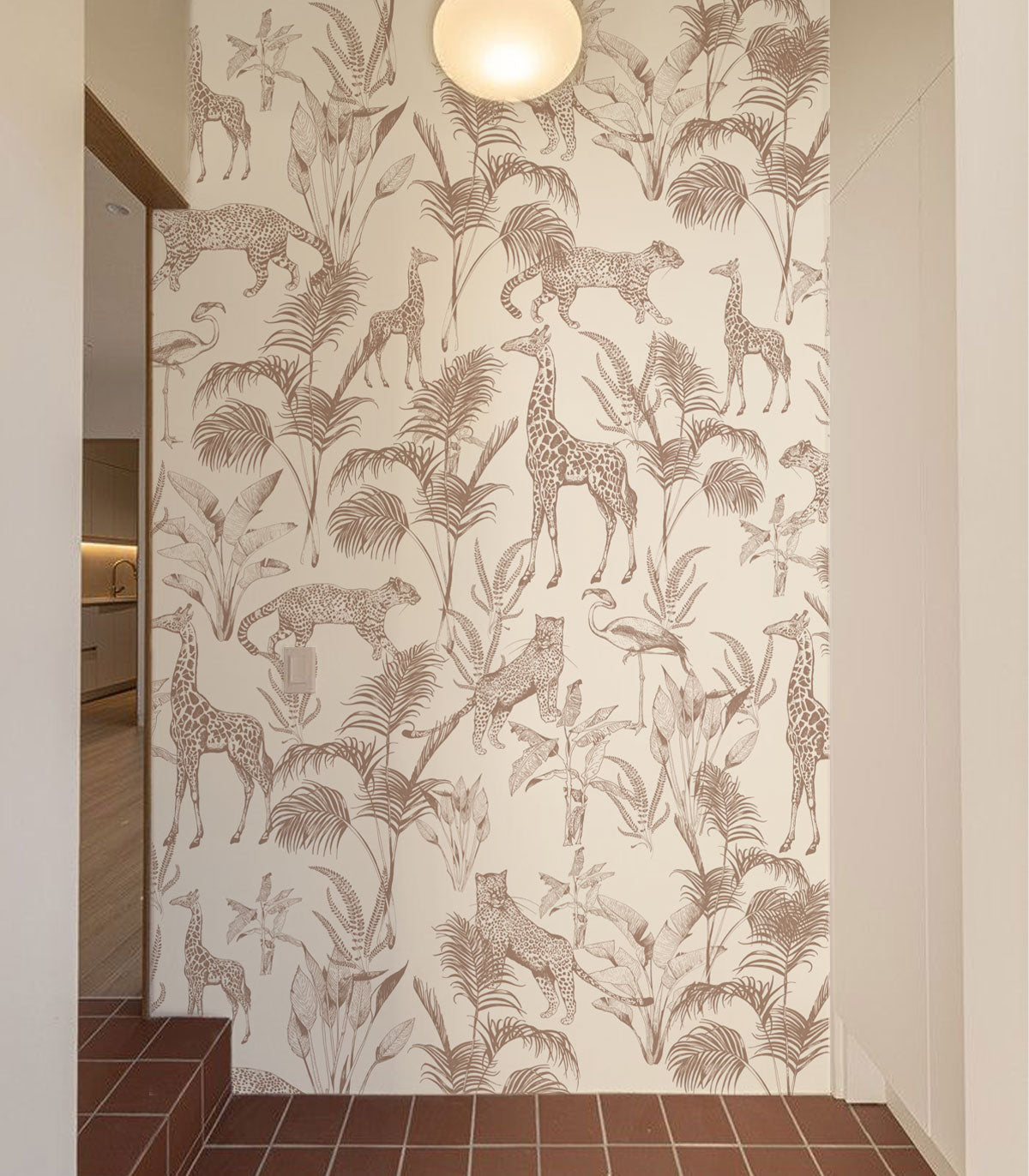 Safari Beige Wallpaper