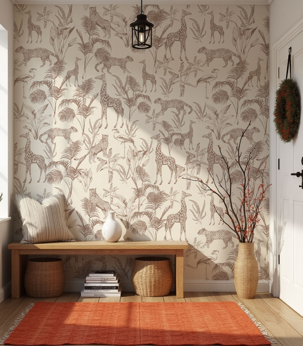 Safari Beige Wallpaper