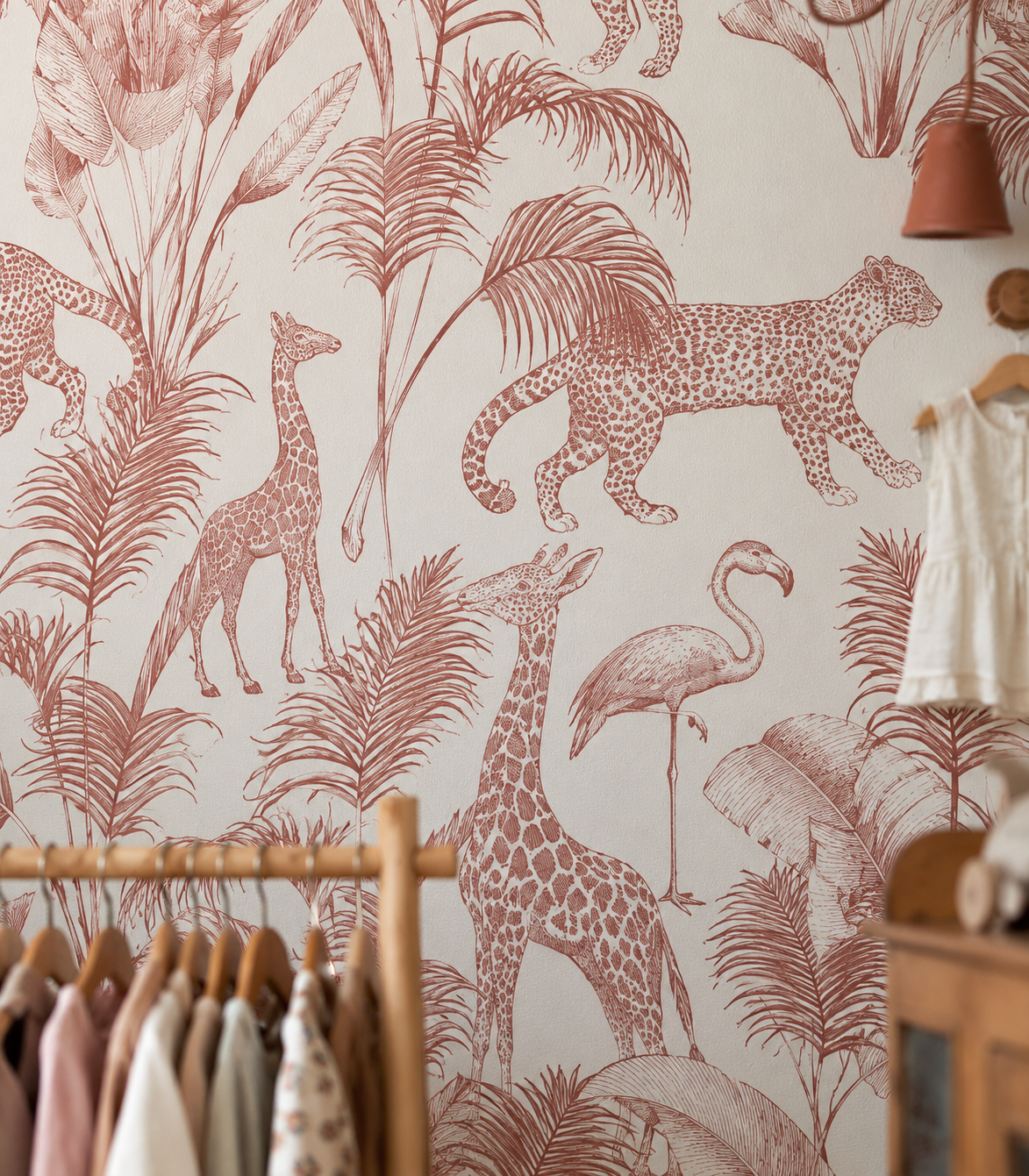 Papel pintado Safari Pink