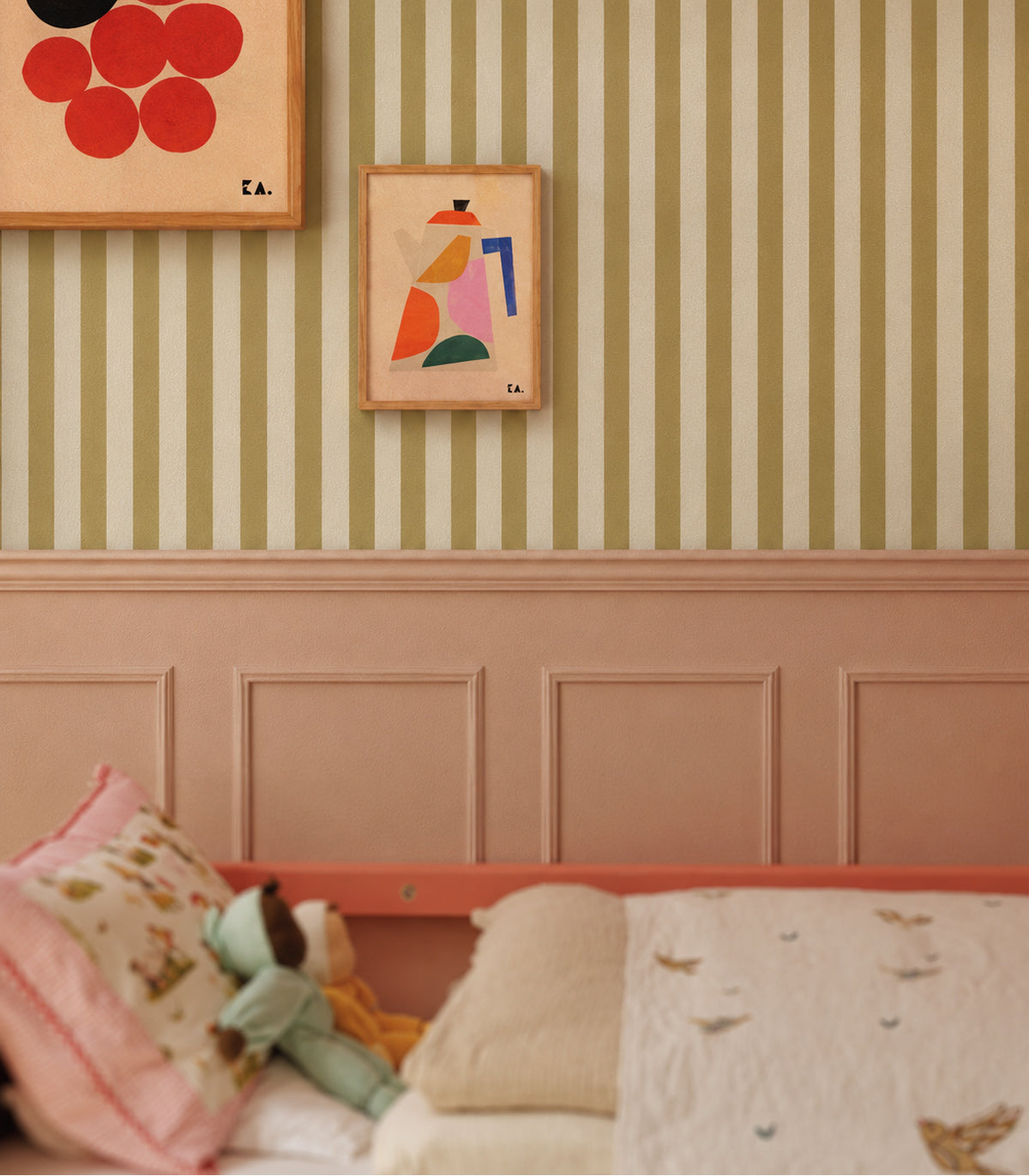 Tapeta Stripe Meadow Mustard