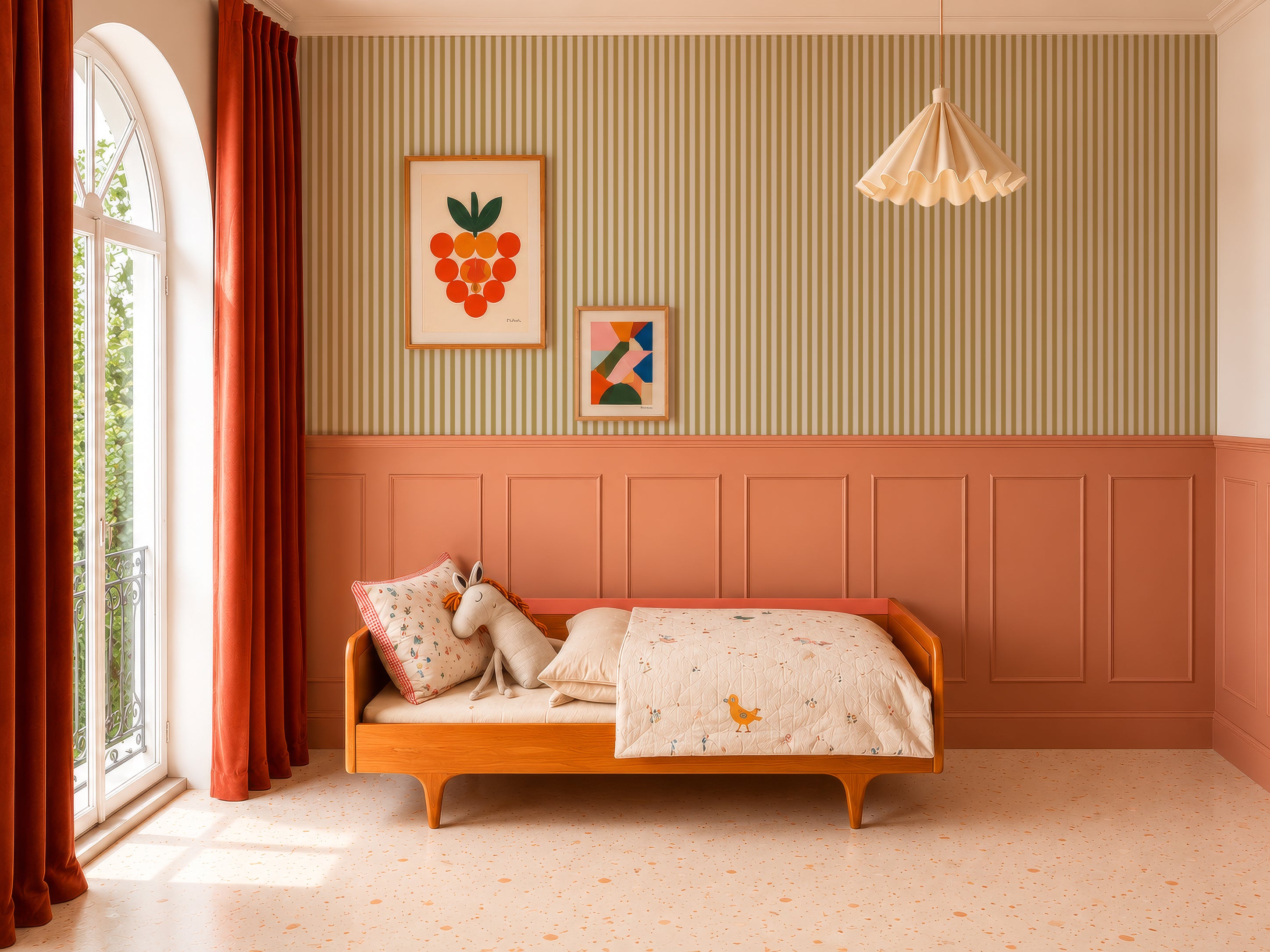 Tapete Stripe Meadow Mustard