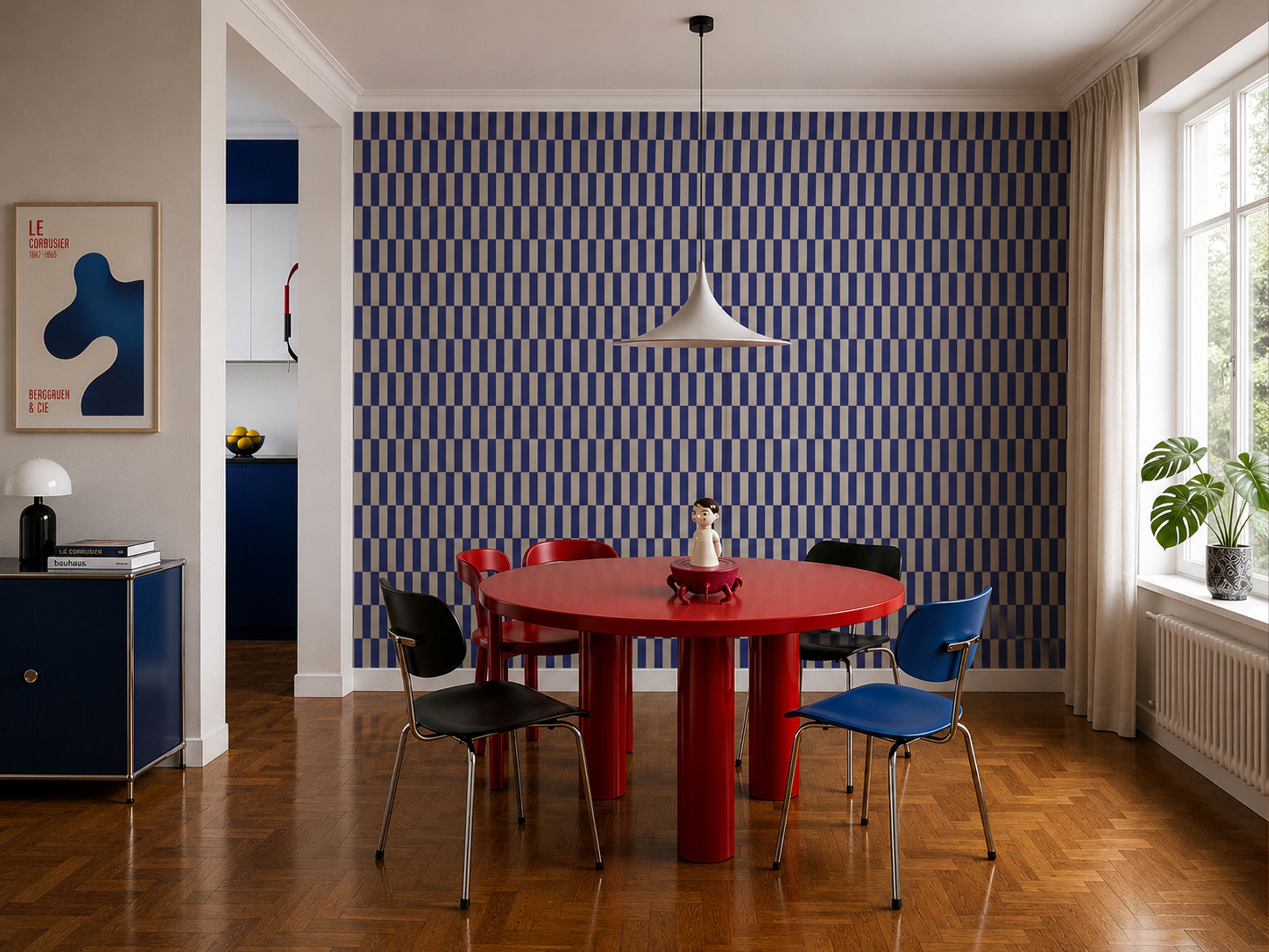 Tapete Tetris Stripe Cobalt