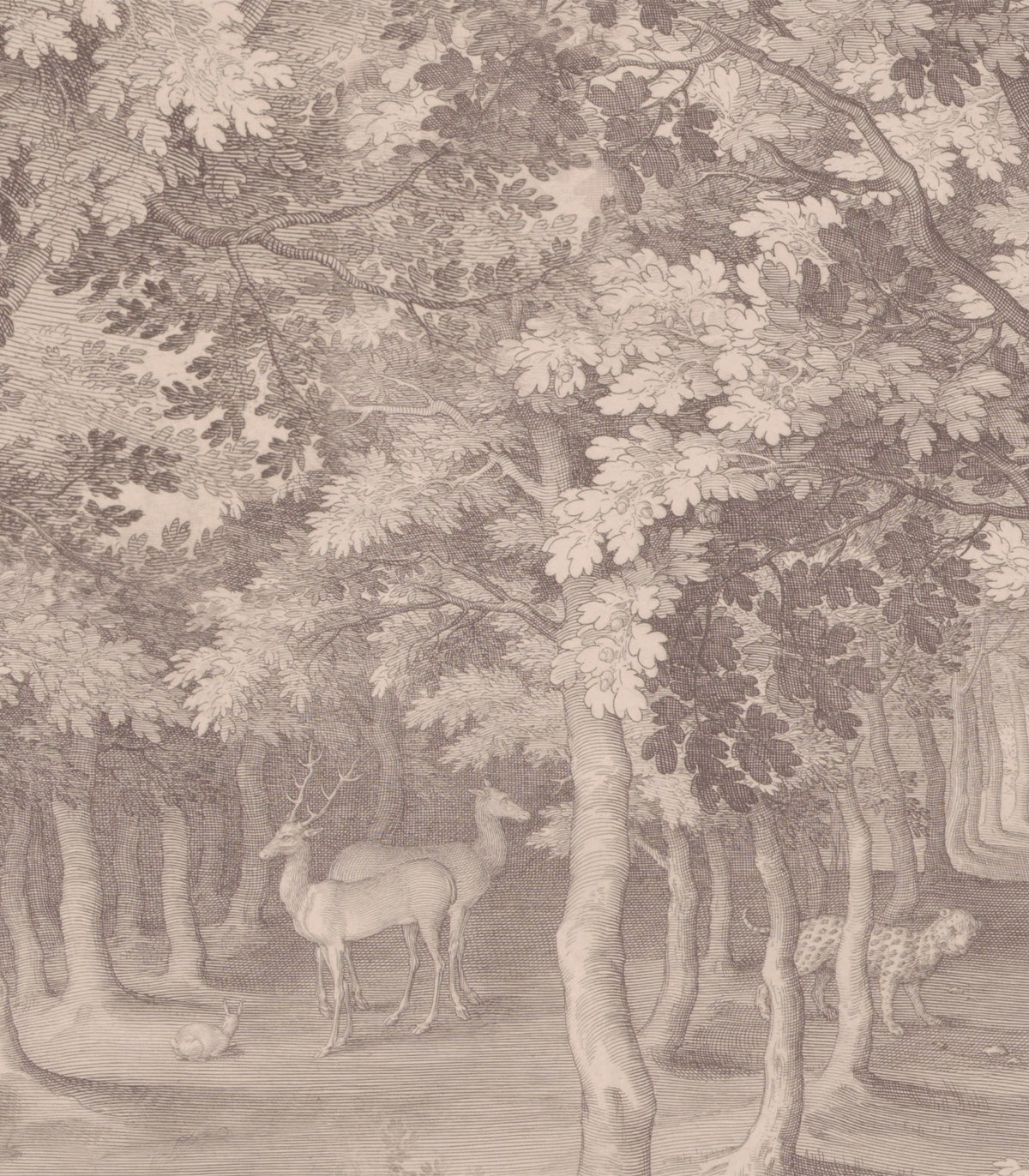 Timeless Trees Beige Wallpaper