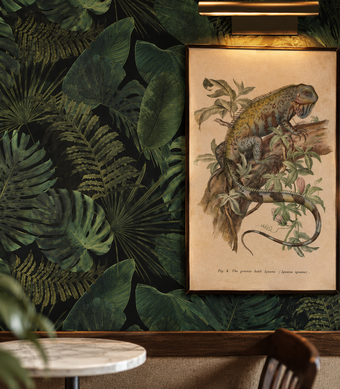 Tapeta Tropical Forest Dark