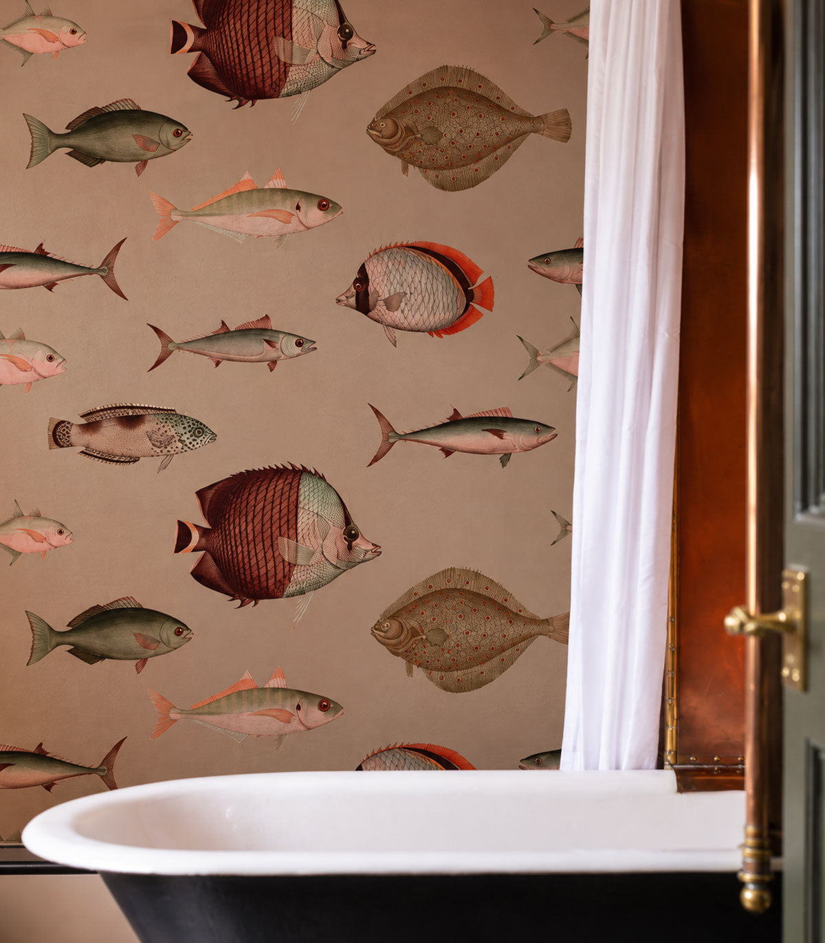 Wallpaper Under the Sea Pink