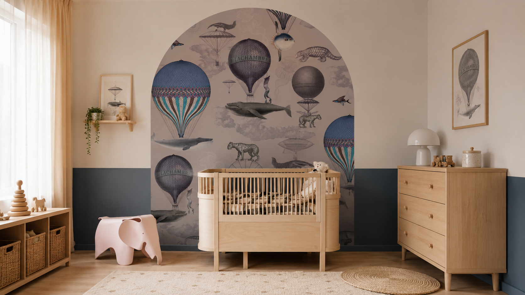 Arch Vintage balloons purple