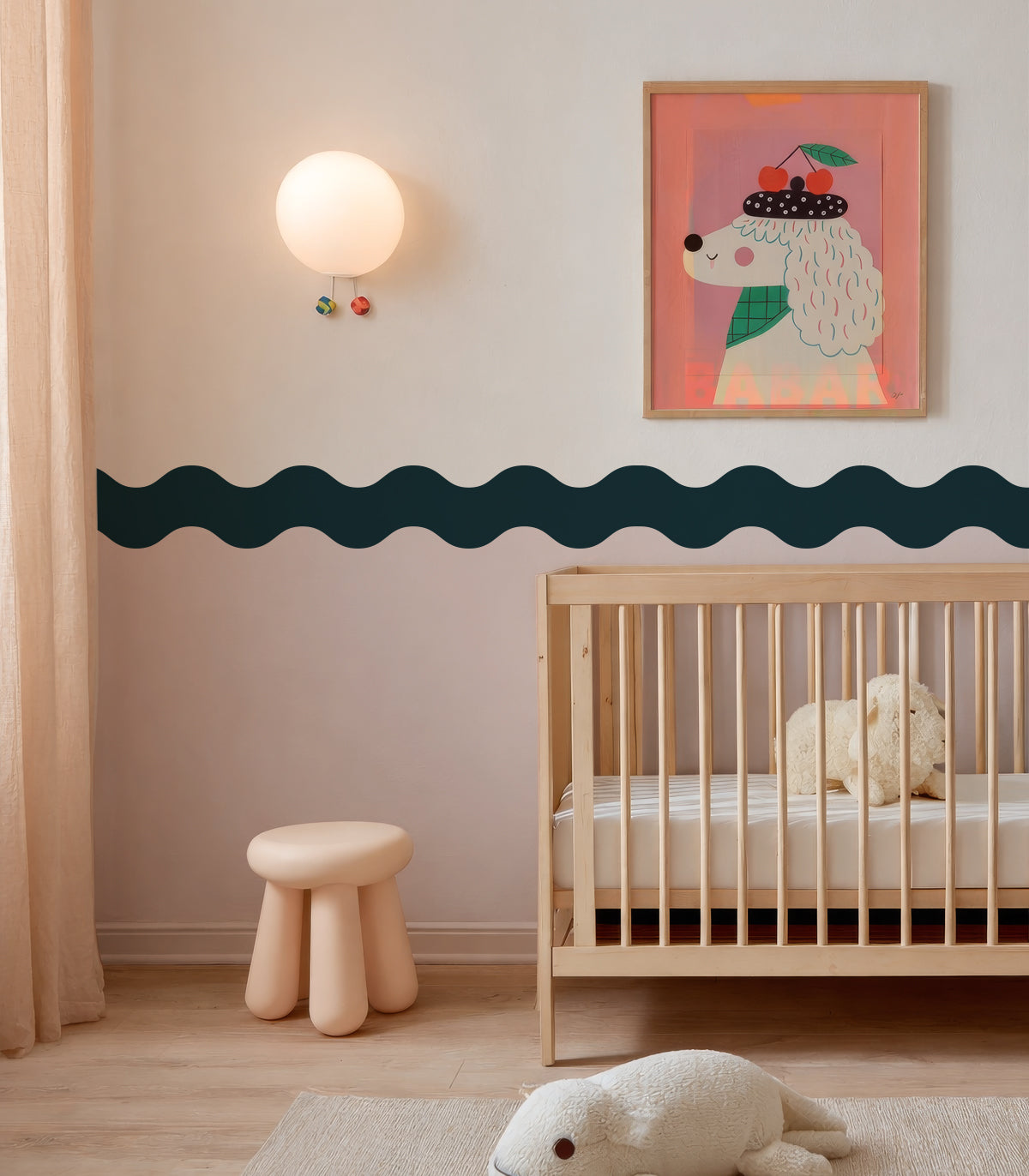 Wainscoting Double Wave