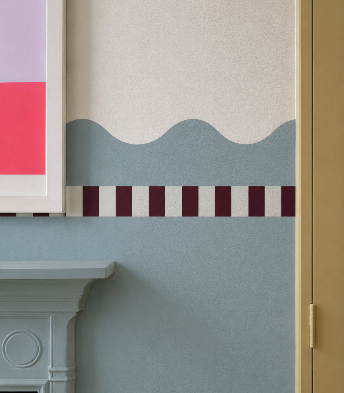 Wainscoting Wave Nordic Mist