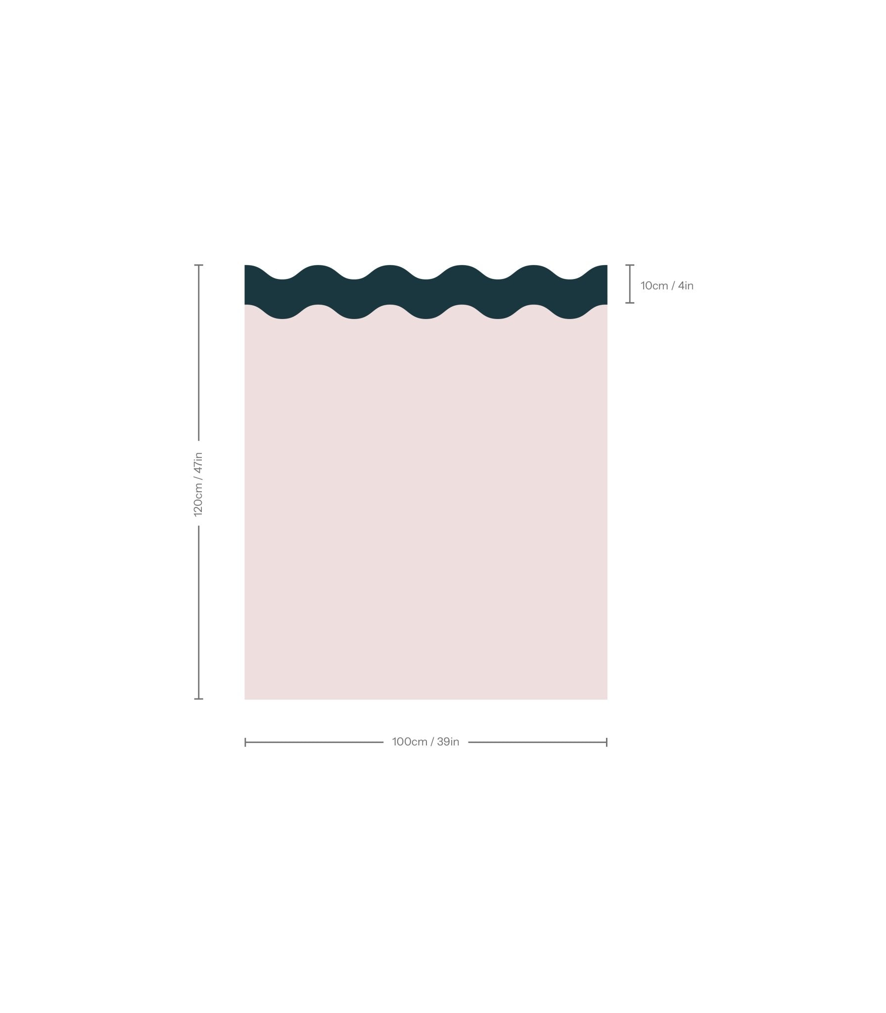 Wainscoting Double Wave - Wallcolors®