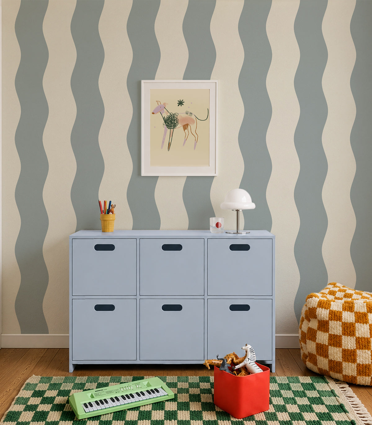 Tapeta Wave Stripe Mount Saint Anne