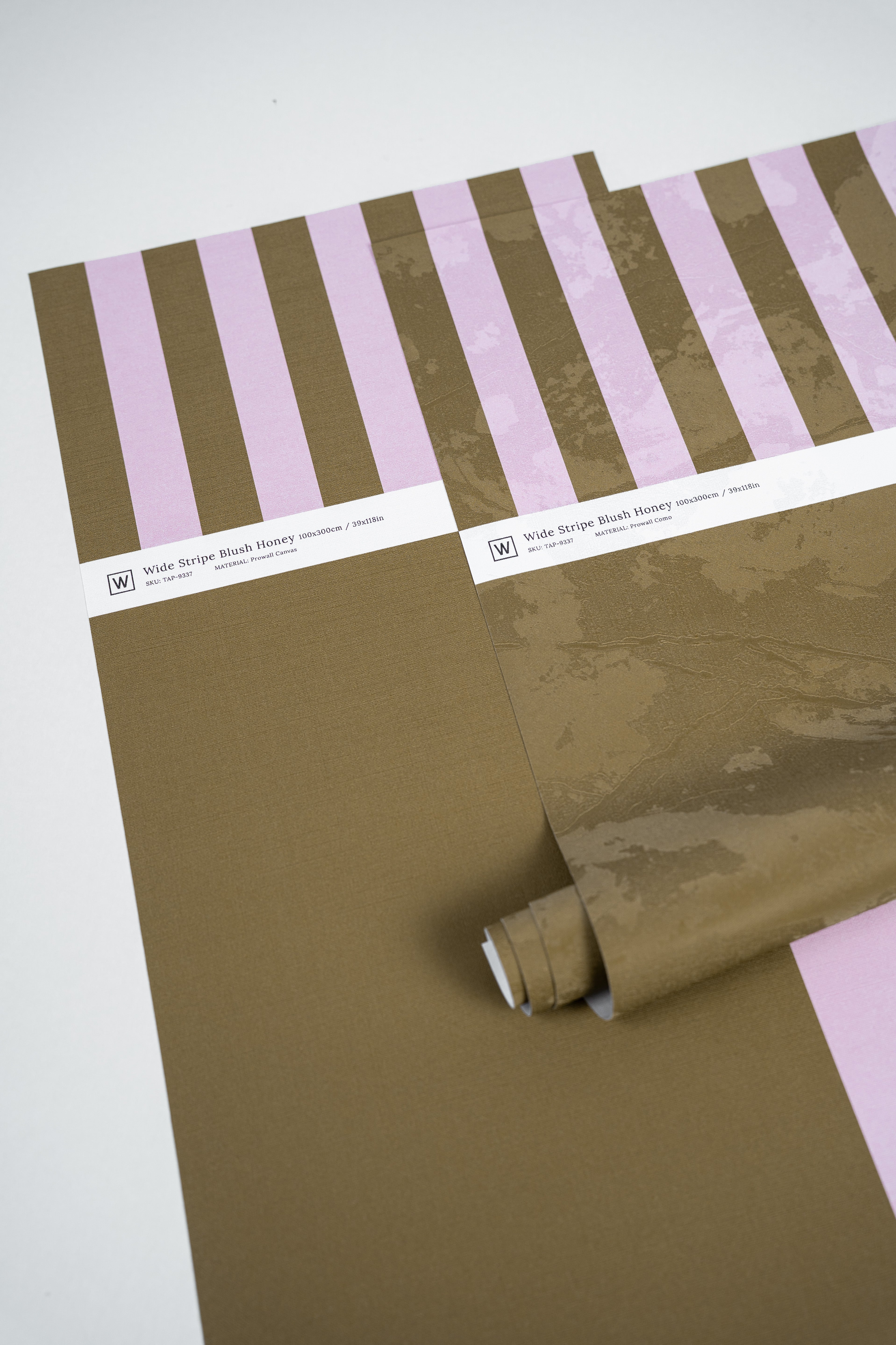 Tapete Wide Stripe Play Blush Honey
