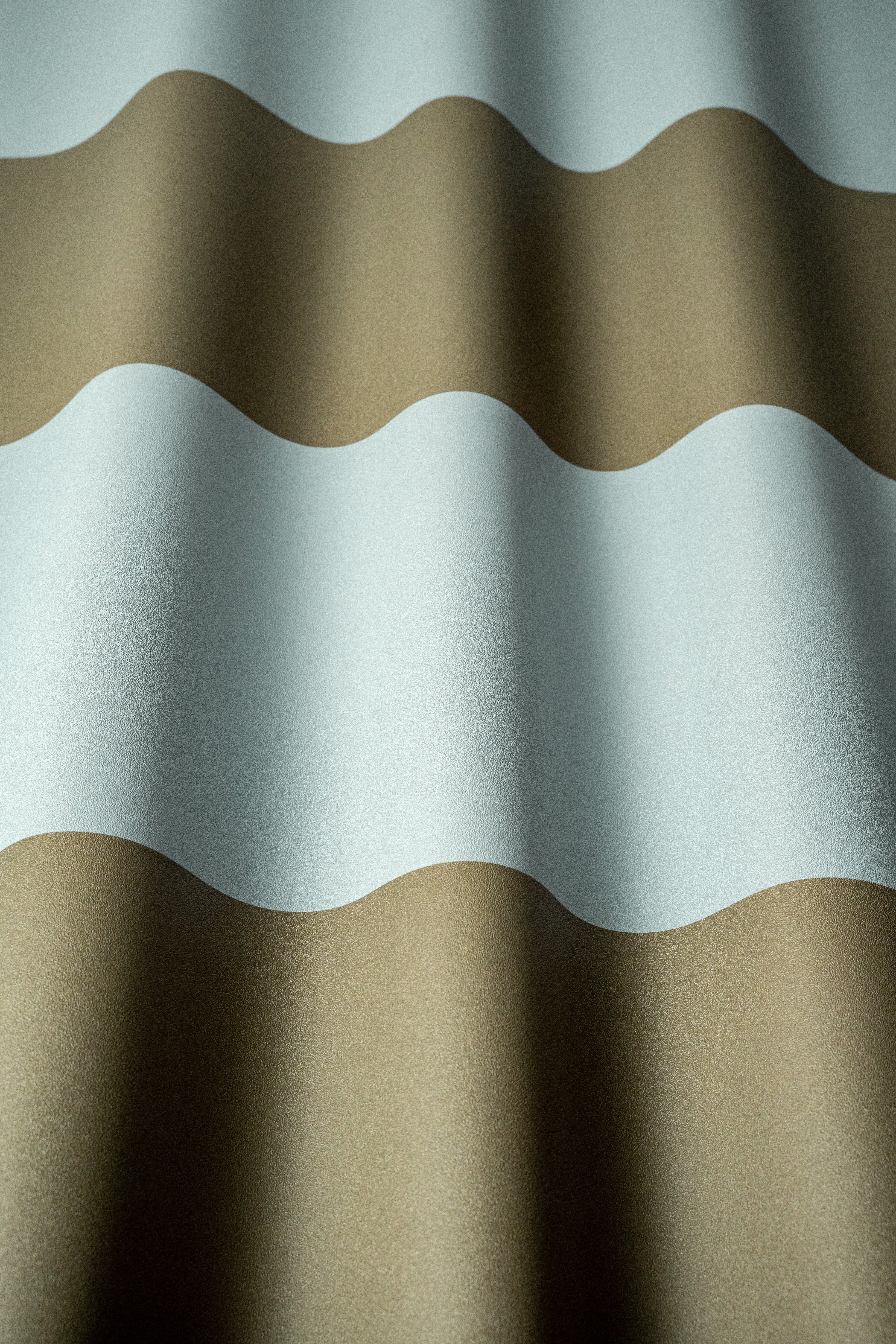 Wallpaper Wide Stripe Play Fog Sand