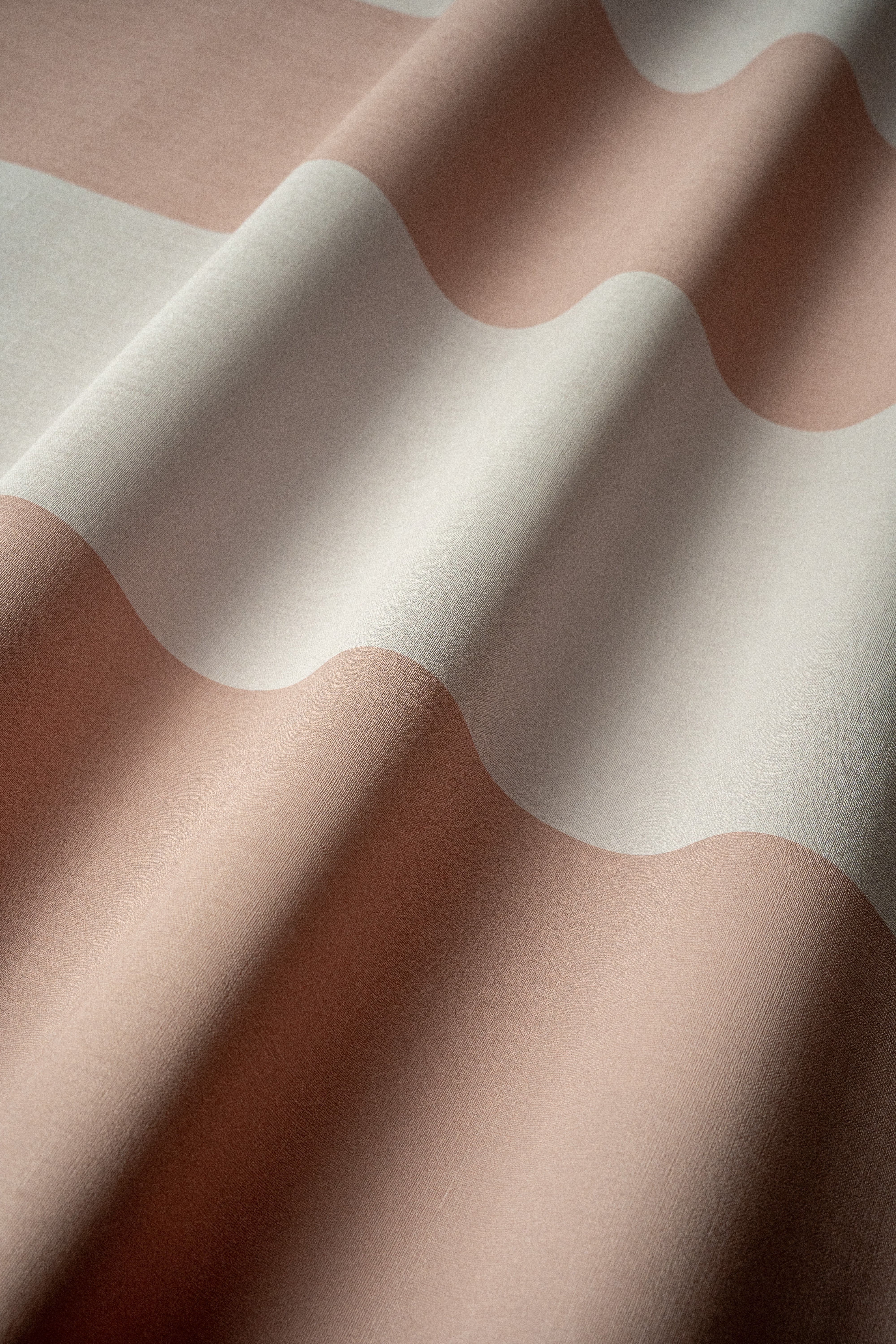 Tapete Wide Stripe Play Soft Peach