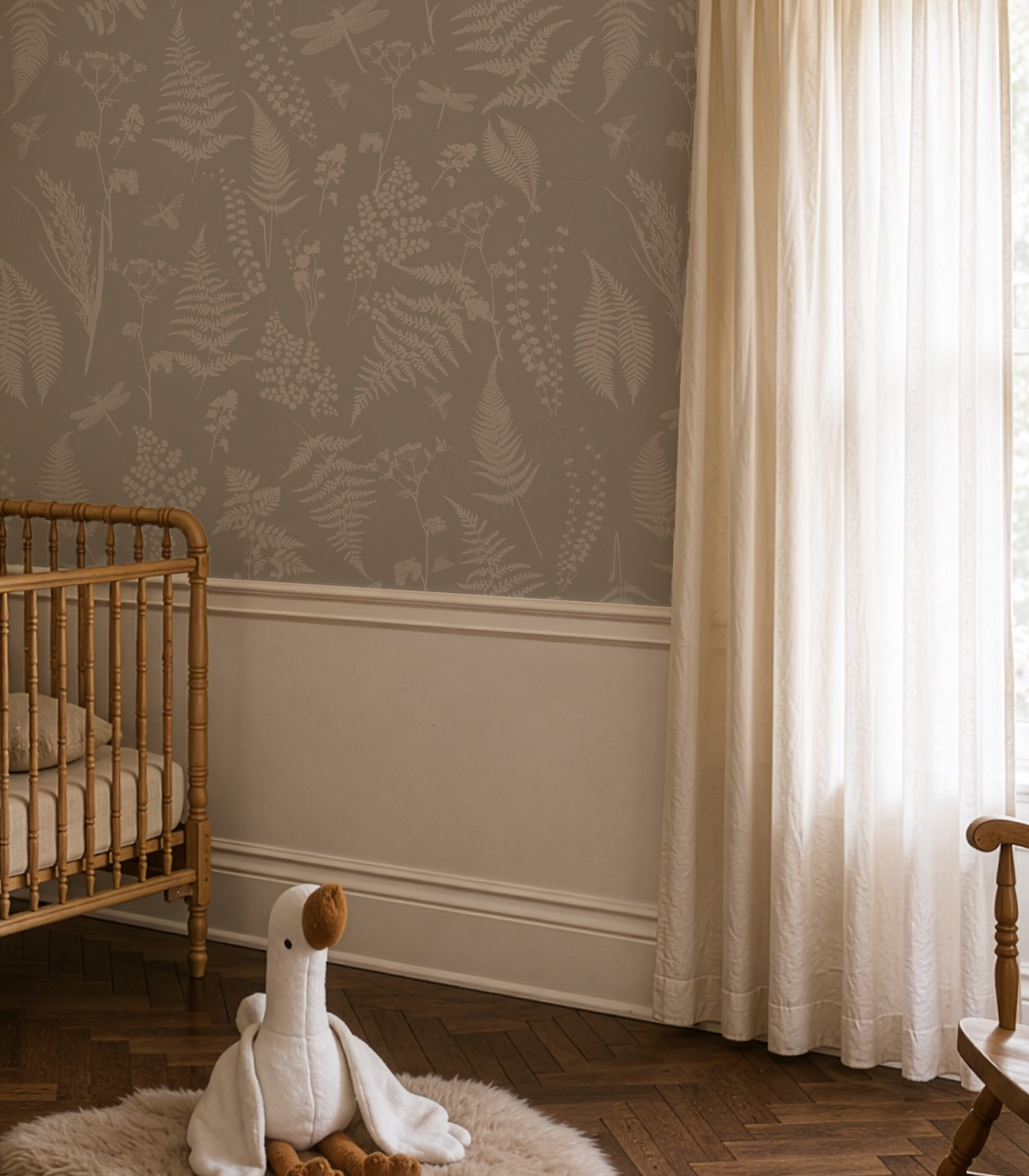 Tapeta Woodland Whisper Beige