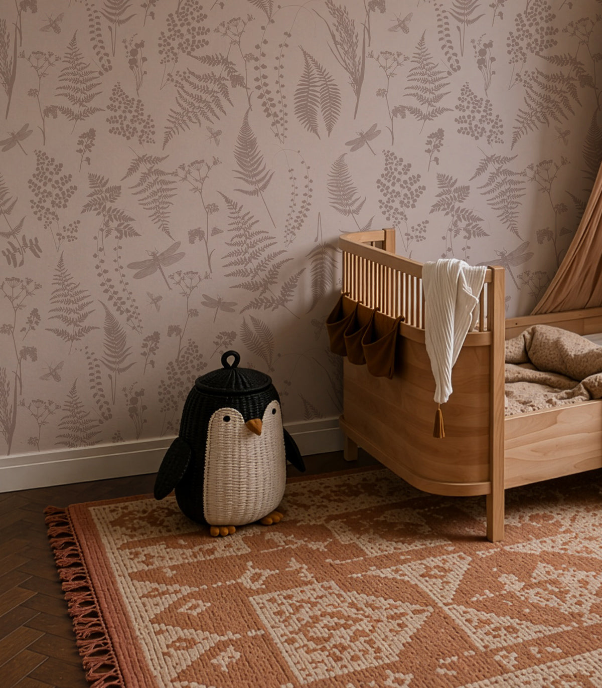 Tapeta Woodland Whisper Light Pink