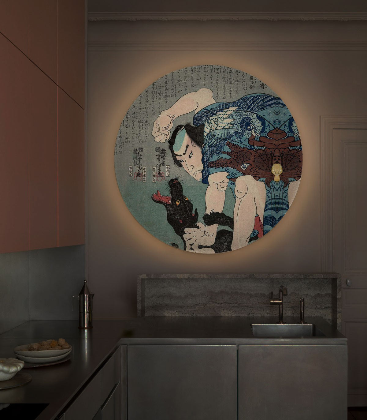 Dots Lighting Samurai Encounter