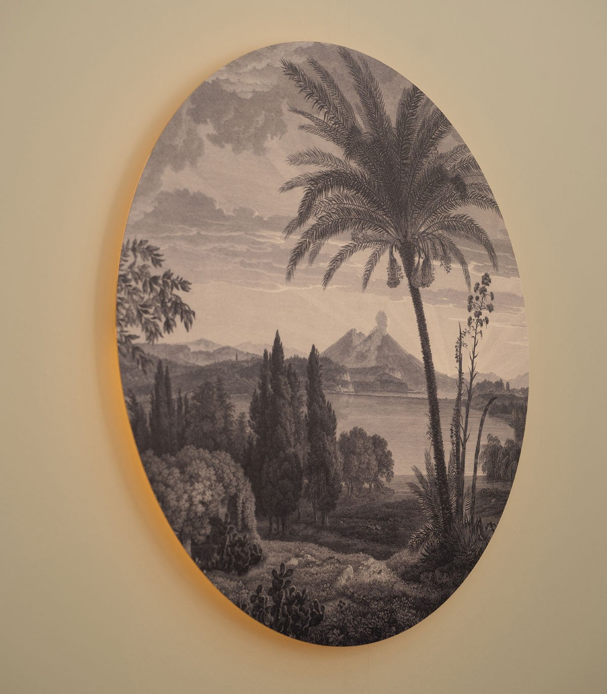 Dots Lighting Tropical Volcano Vista blue