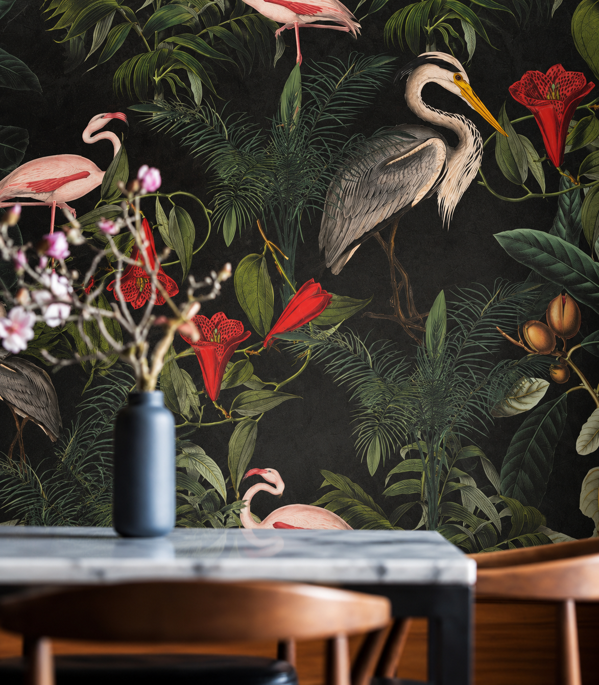 Papier peint Standing Heron