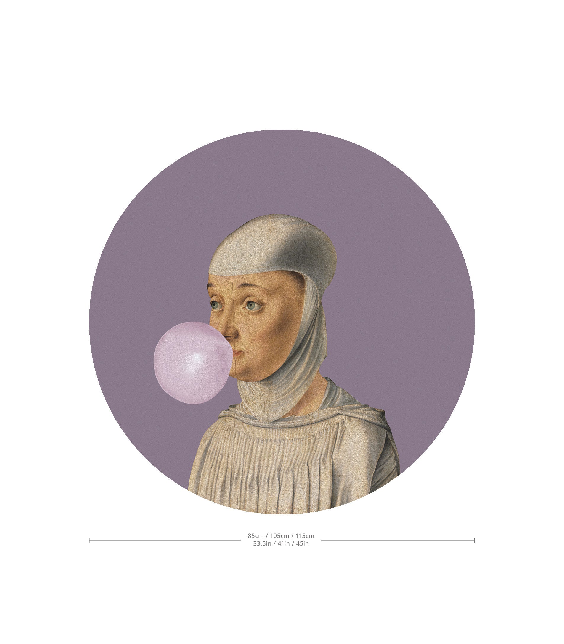 Dots Woman with Bubble Gum Lavender