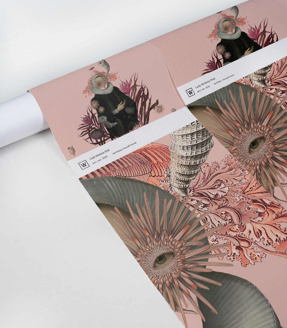 Lady Medusa Pink Wallpaper