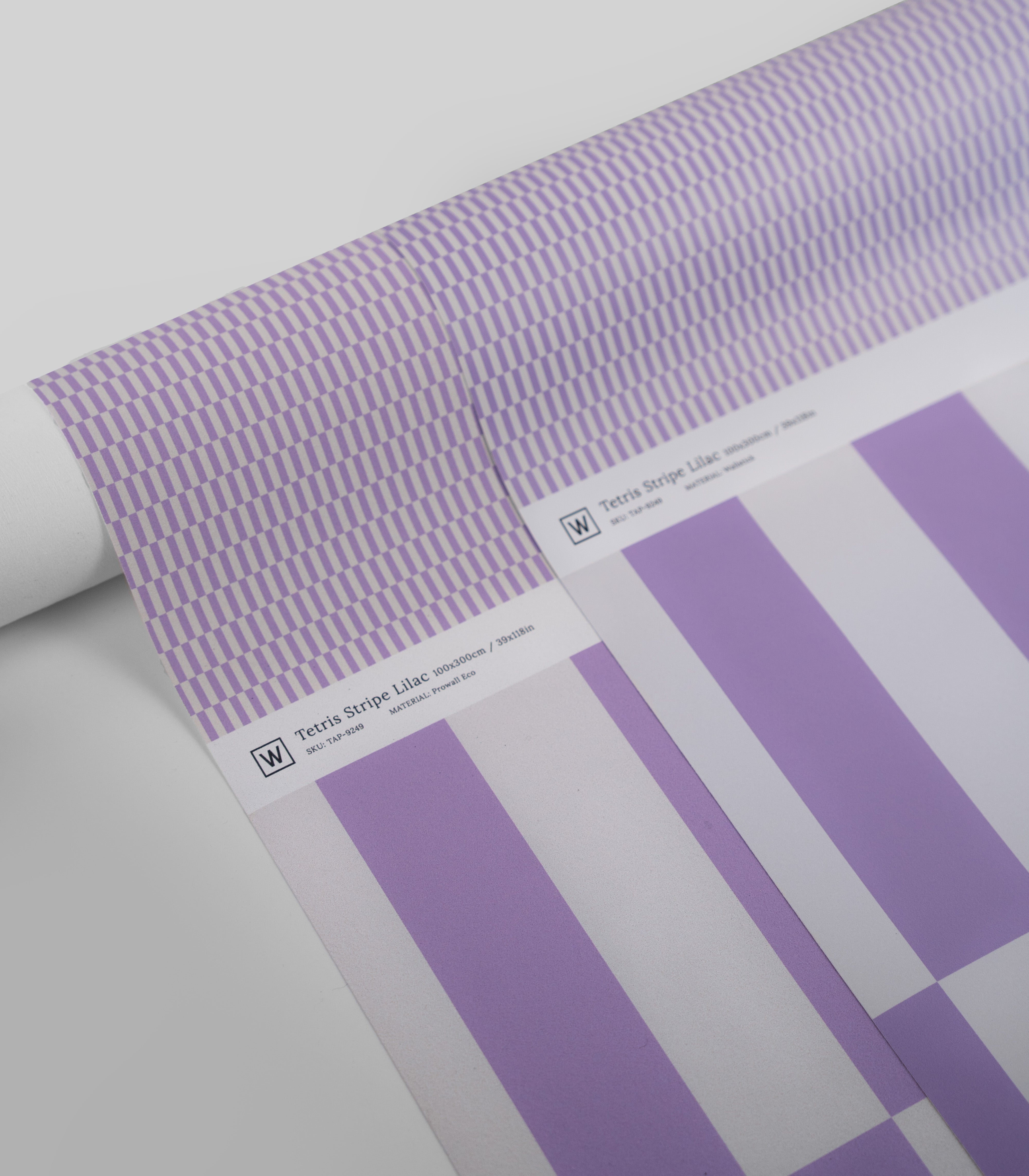 Tapete Tetris Stripe Lilac