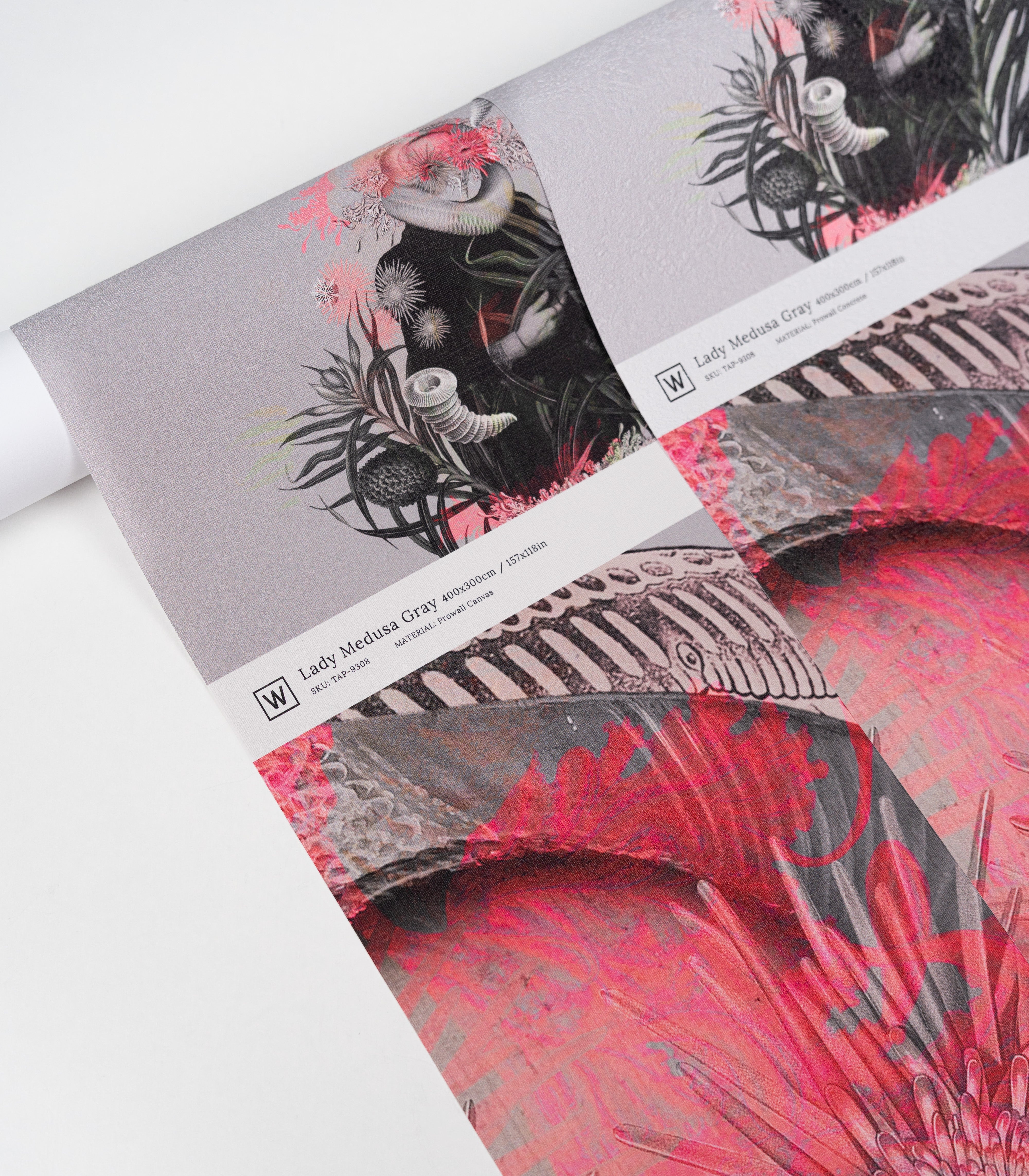 Tapeta Lady Medusa Gray