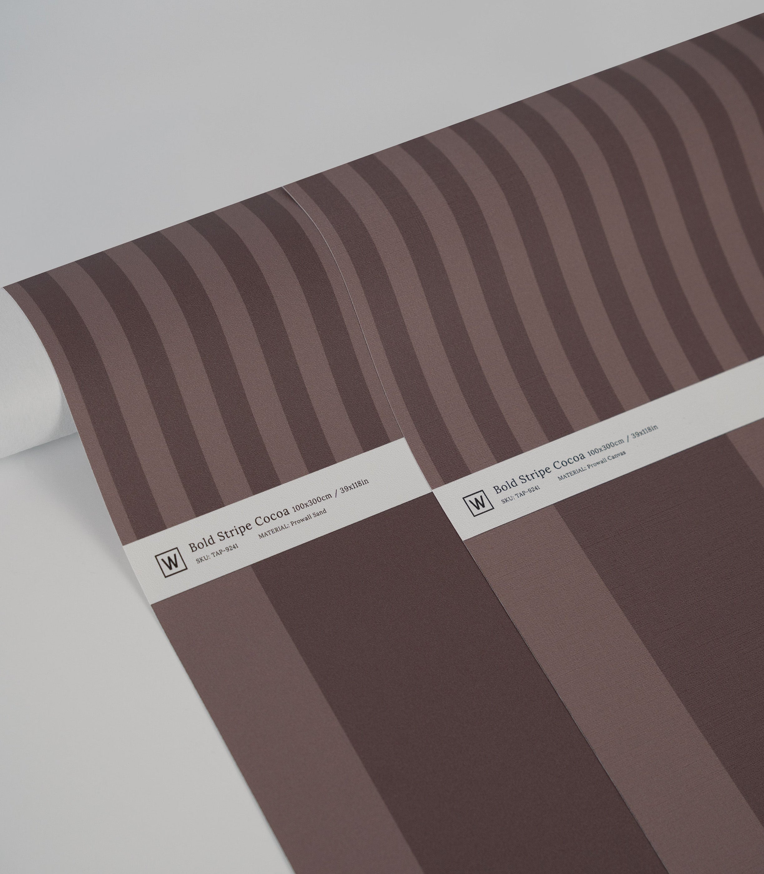 Wallpaper Bold Stripe Cocoa