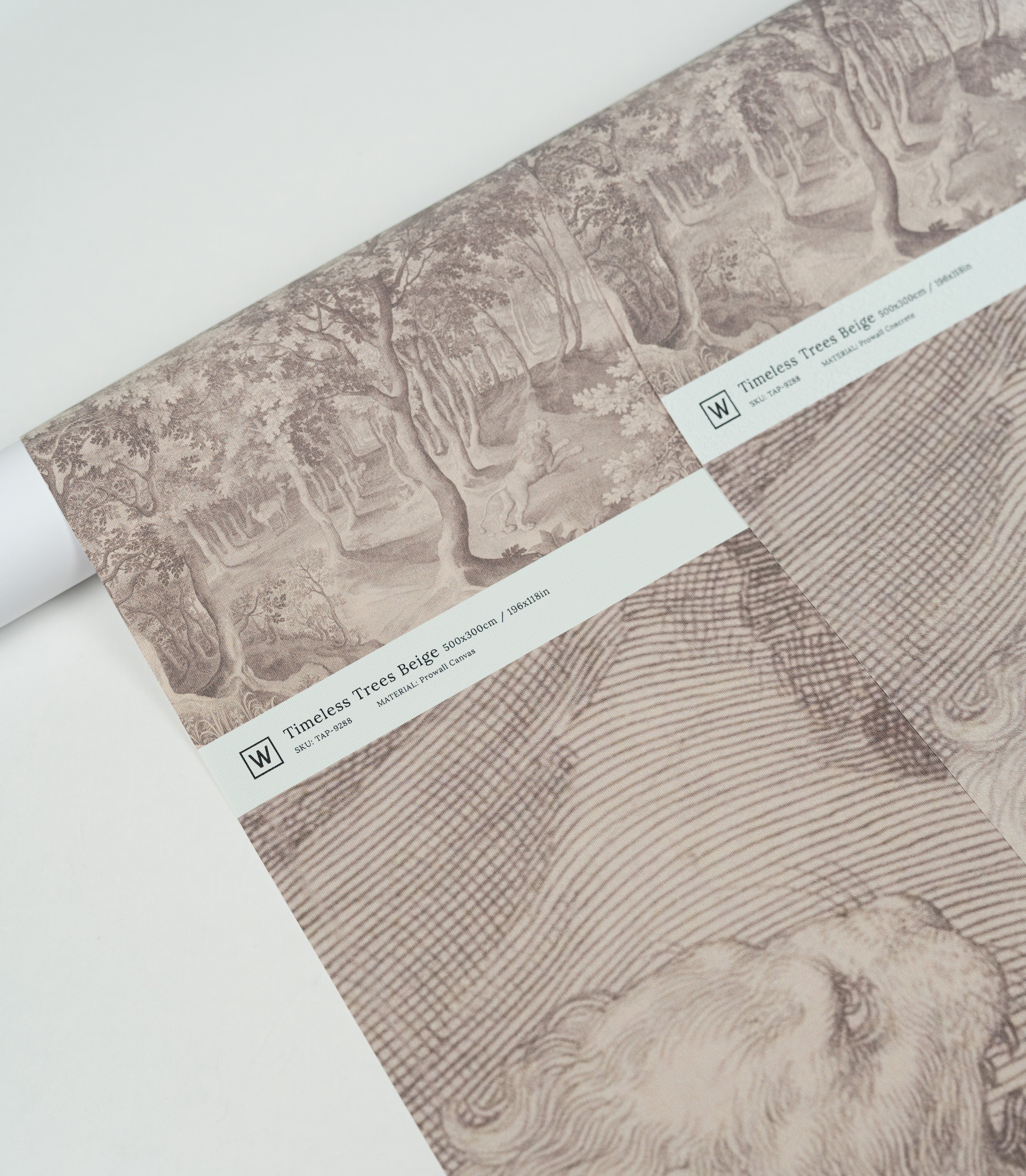 Carta da parati Timeless Trees Beige