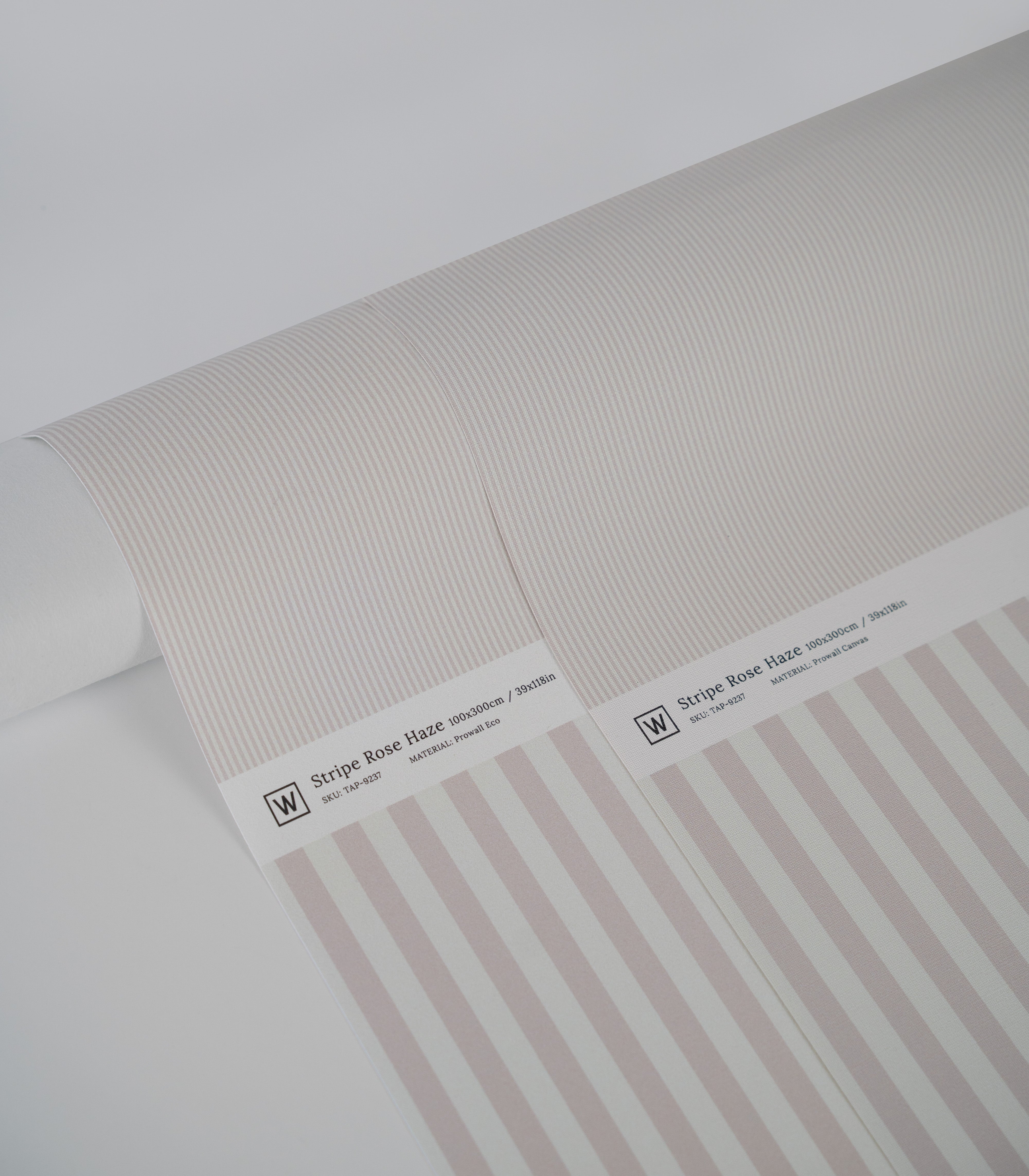 Wallpaper Stripe Rose Haze