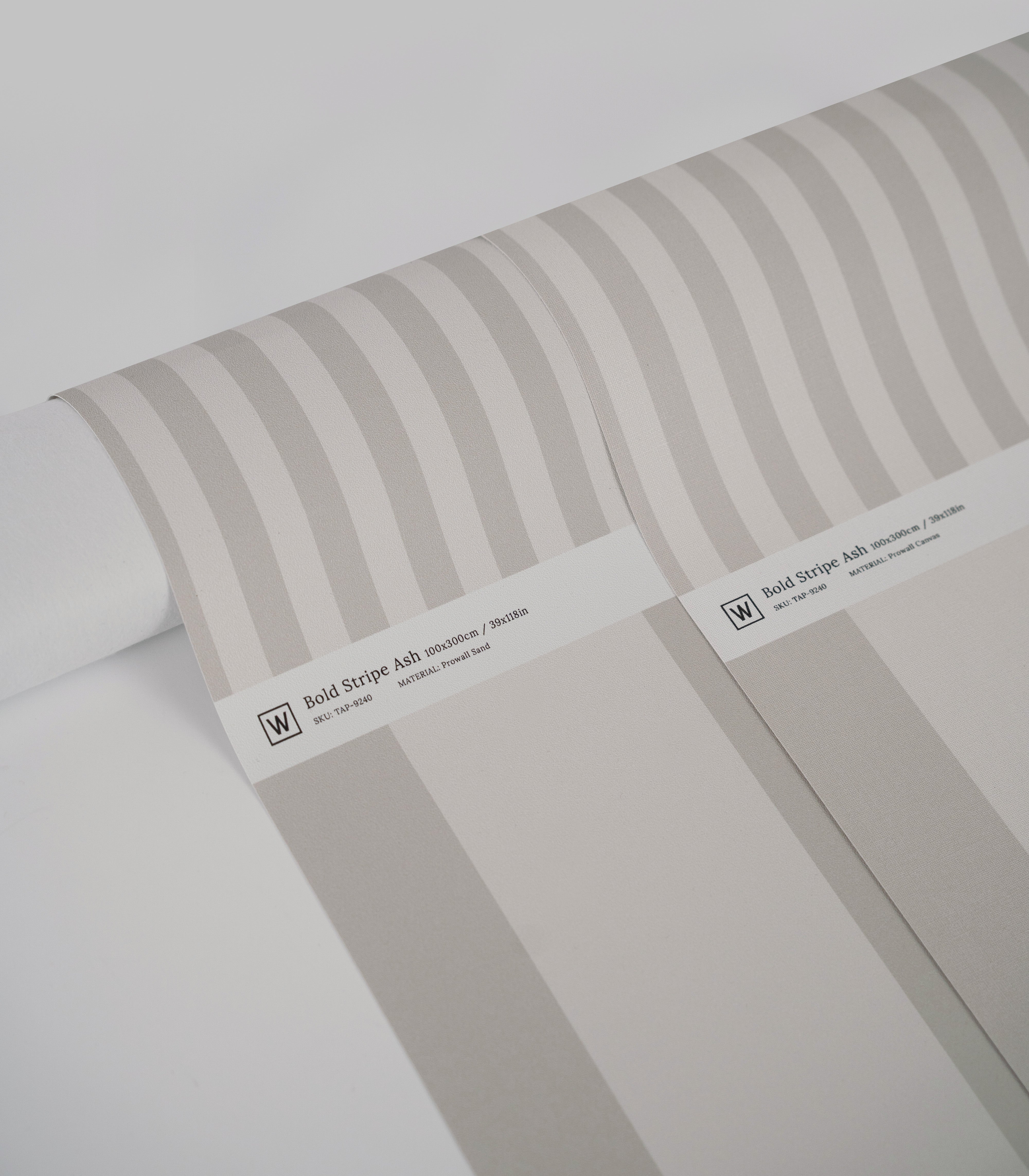 Tapete Bold Stripe Ash