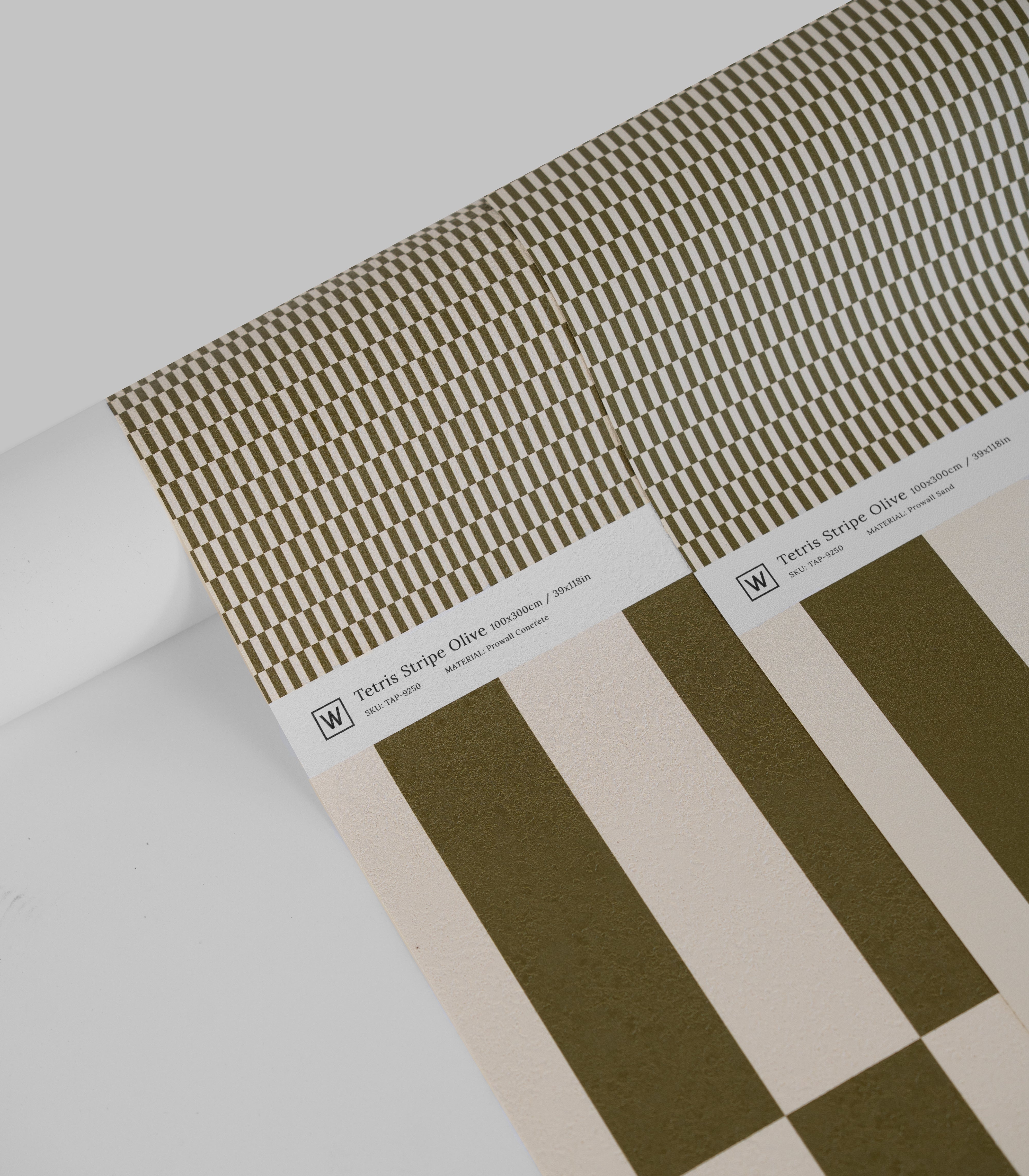 Tapete Tetris Stripe Olive