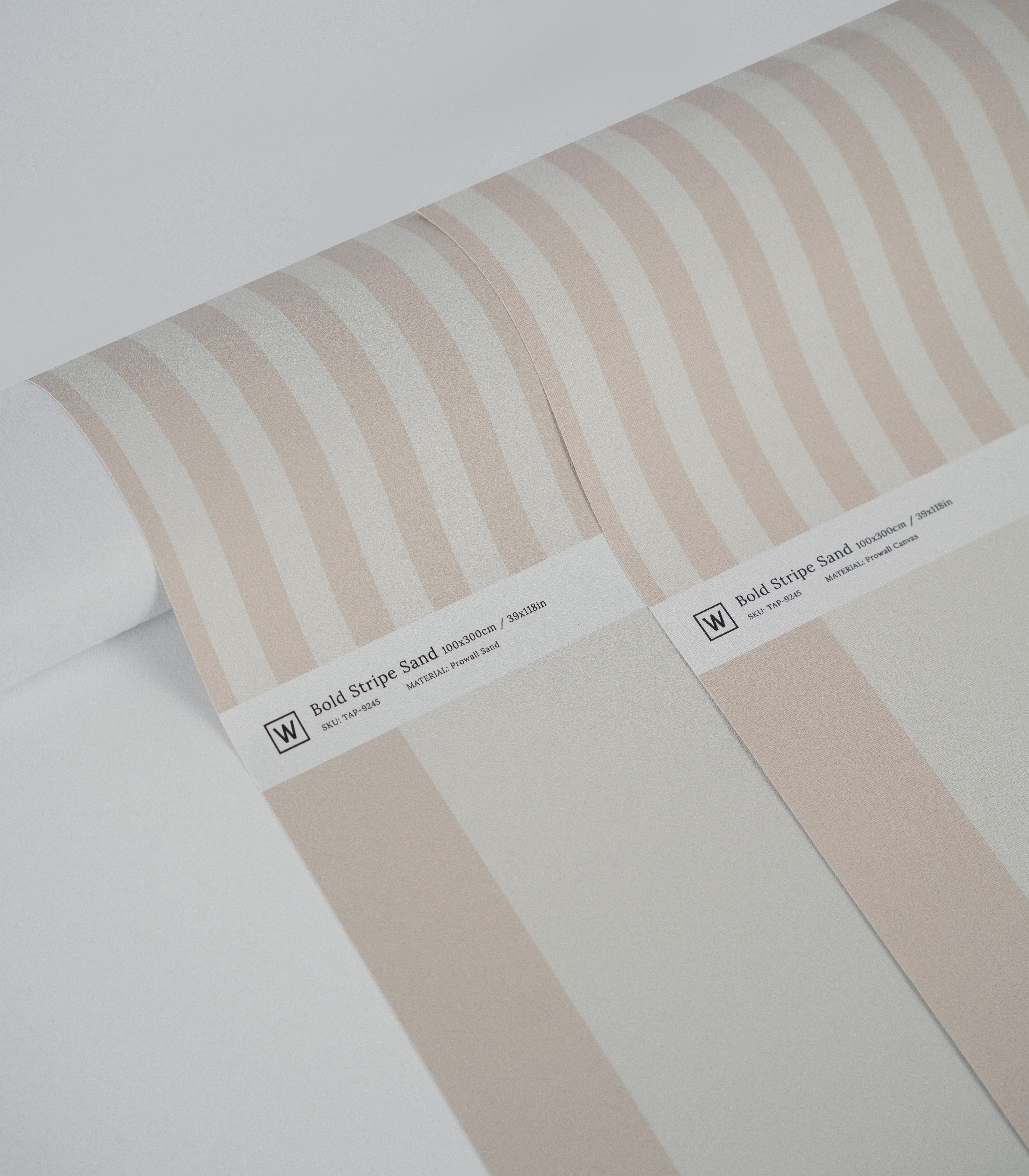 Tapete Bold Stripe Sand