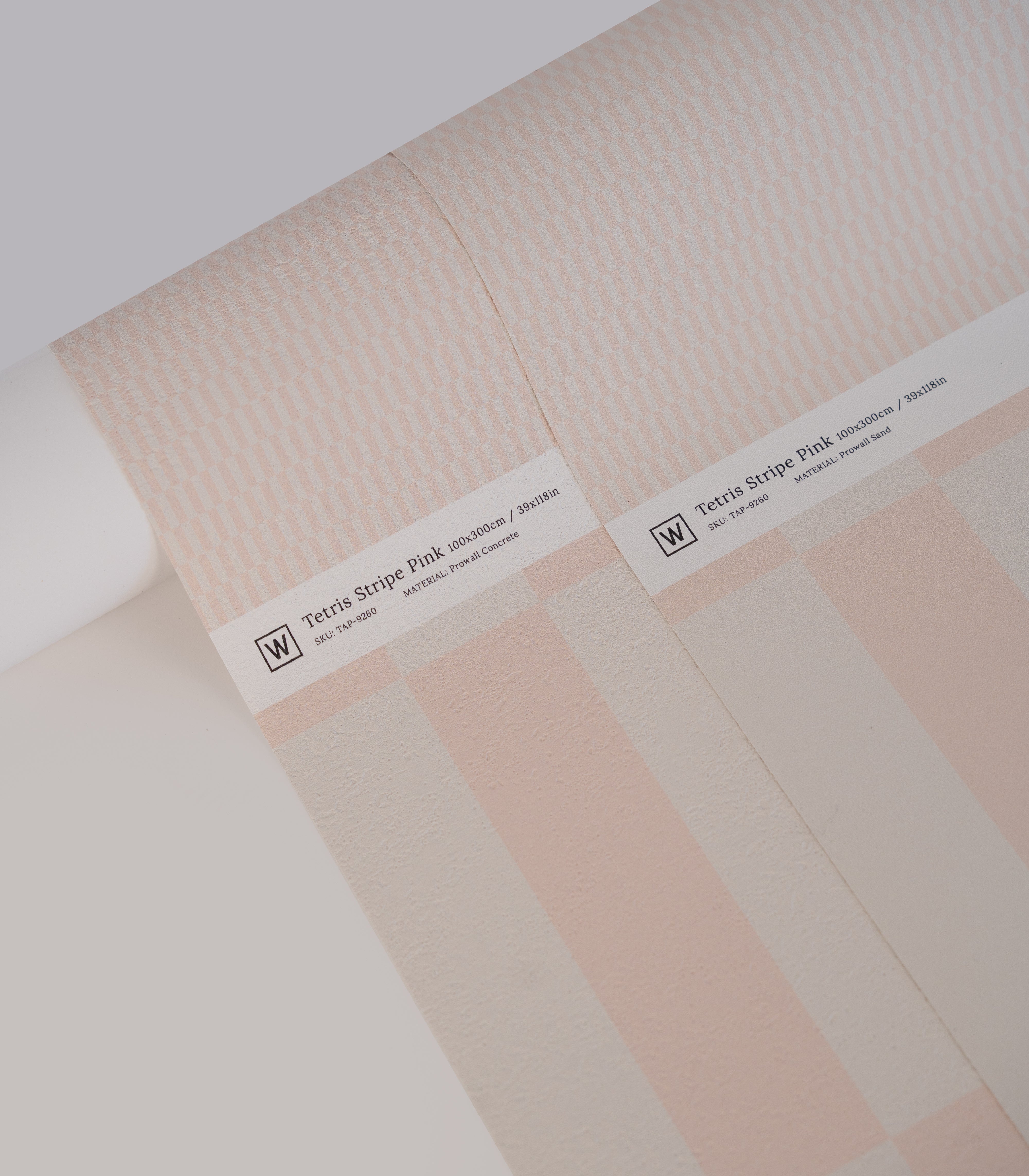 Tapete Tetris Stripe Pink