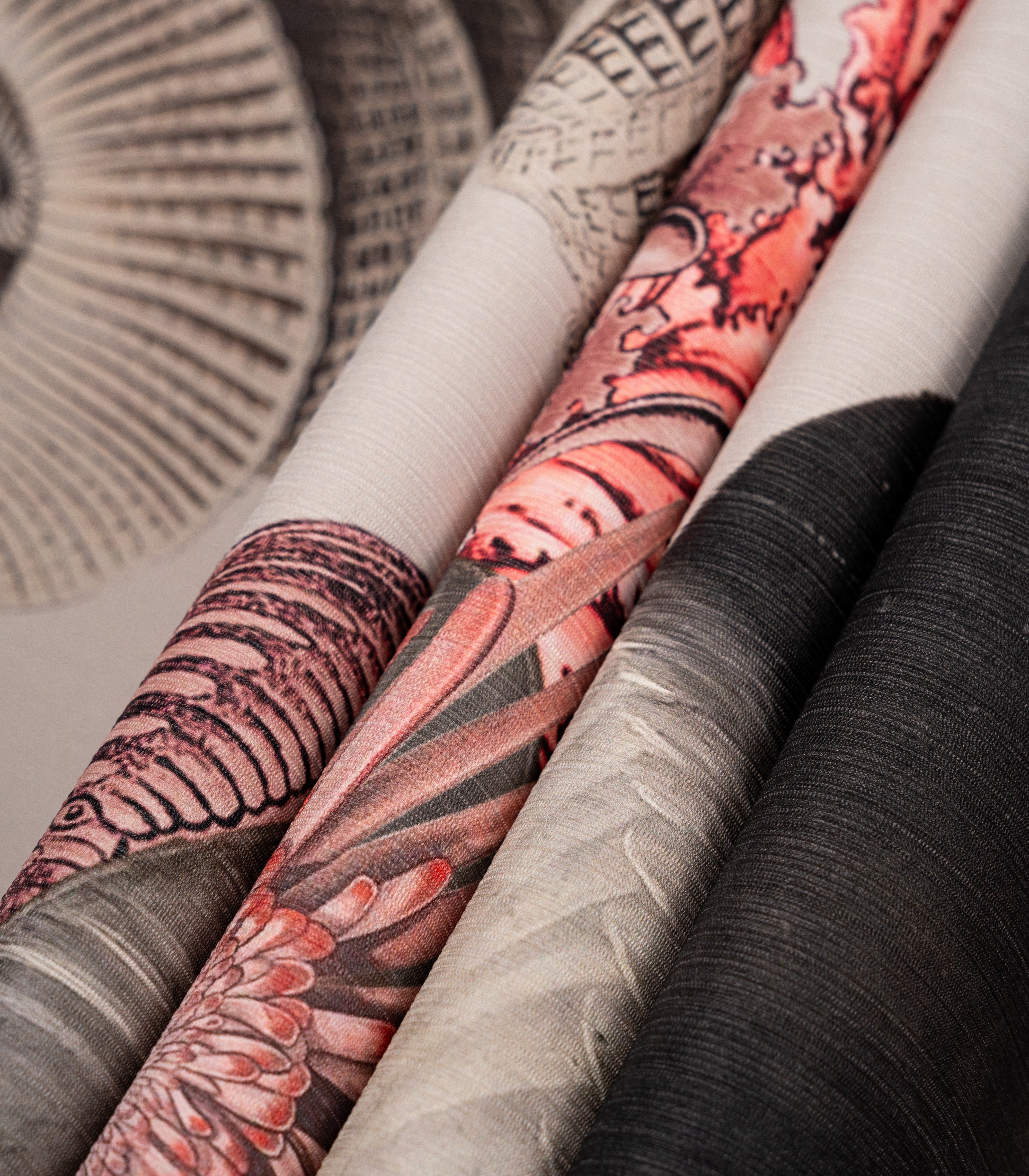 Lady Medusa Beige Wallpaper