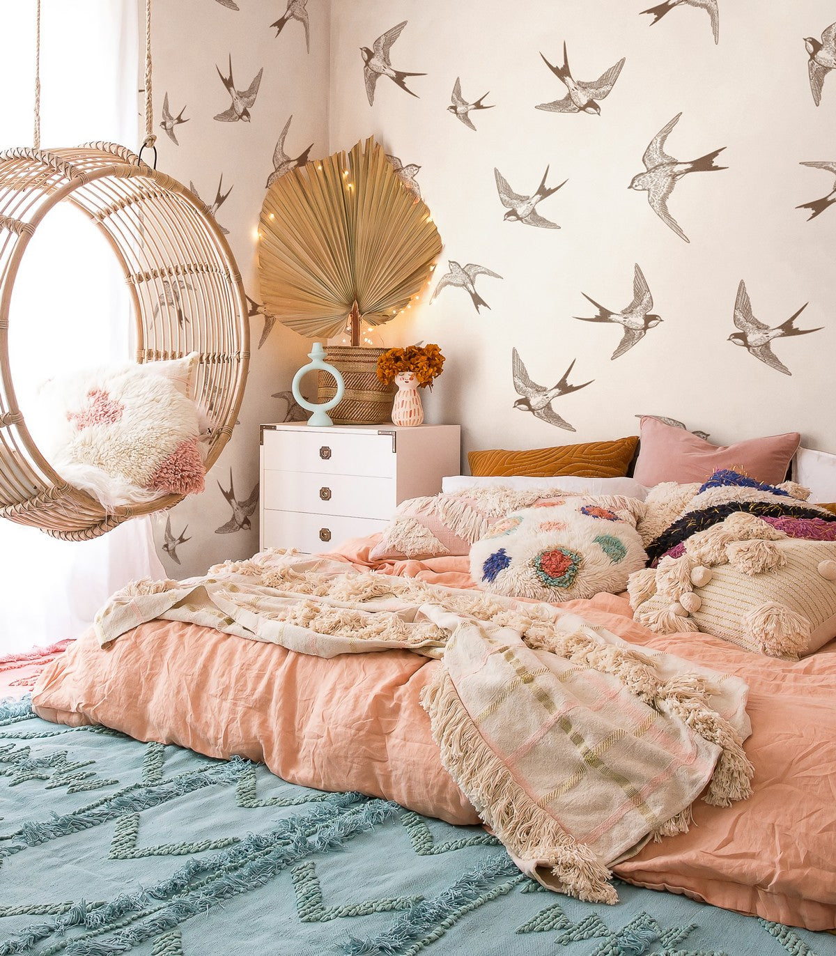 Brown Swallow Wallpaper