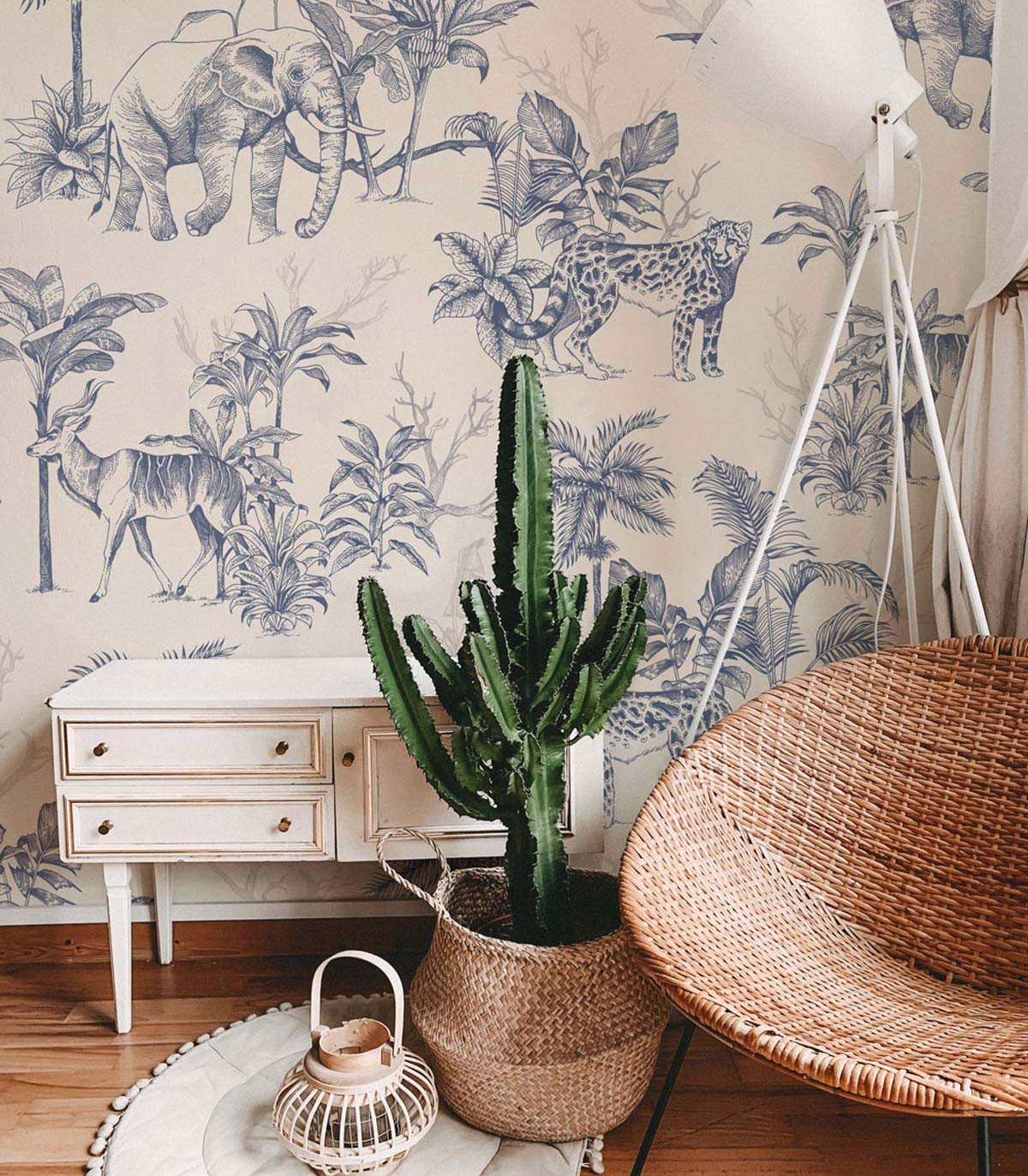 Tapeta Power of Jungle Sepia